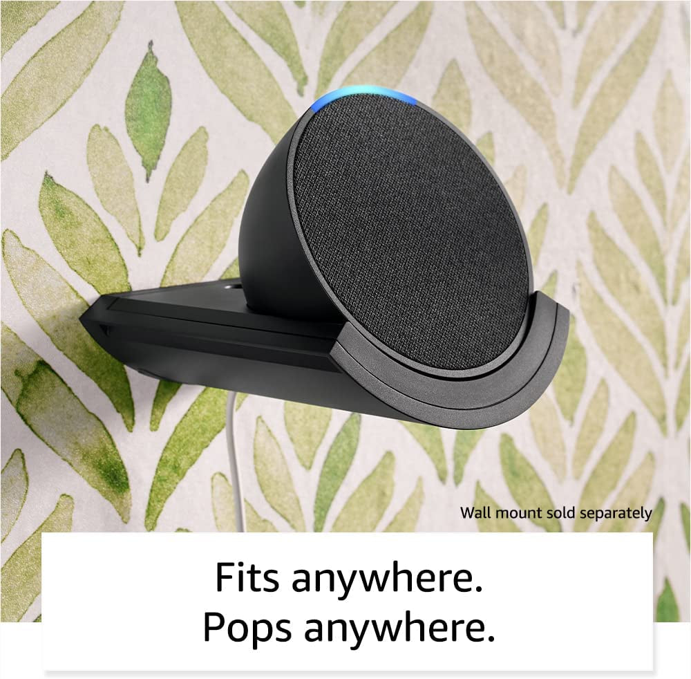 Echo Pop (Newest Model), Our Smallest Alexa Speaker, Fits in Any Room