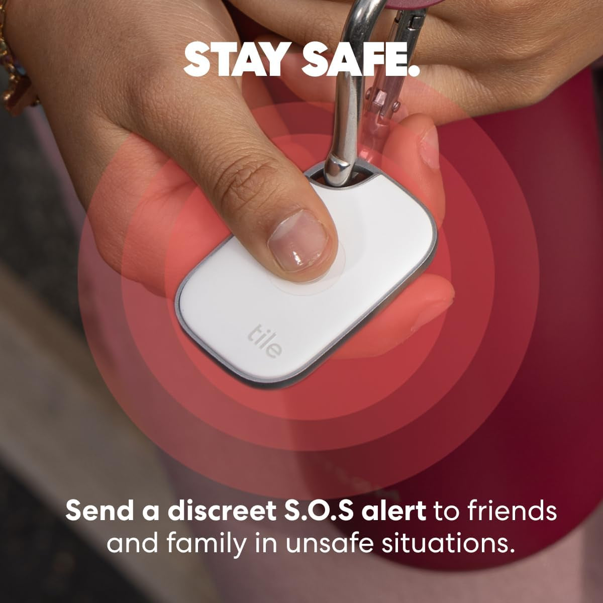 TILE by Life360 Pro Powerful Bluetooth Tracker - Key Finder & Item Locator - Both iOS & Android Compatible