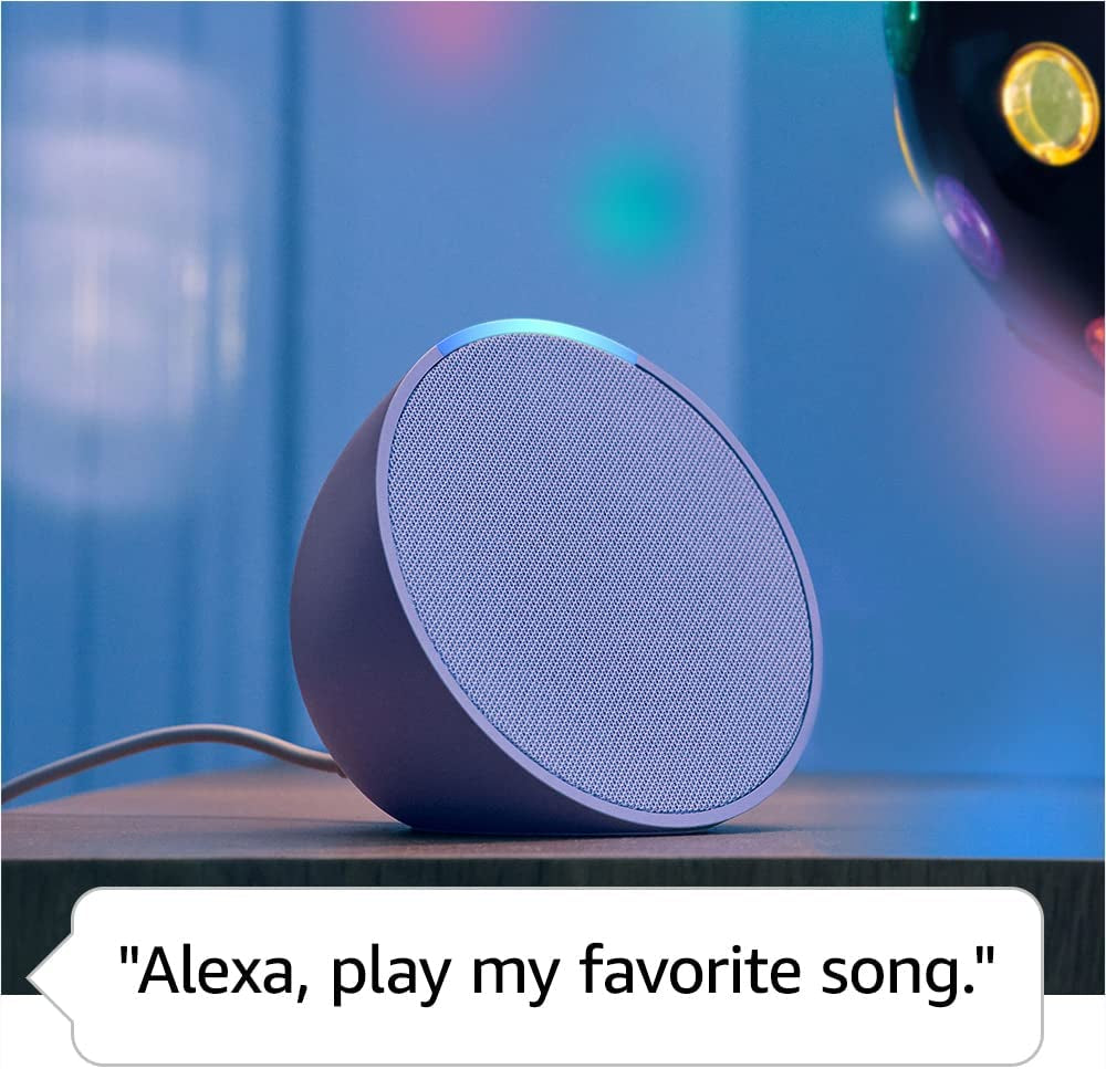 Echo Pop (Newest Model), Our Smallest Alexa Speaker, Fits in Any Room
