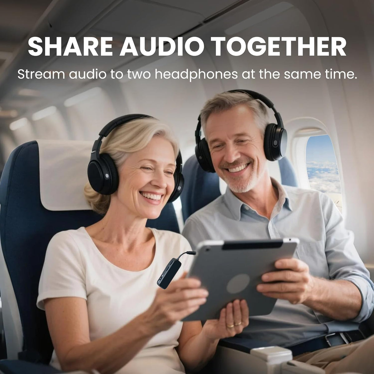 Avantree Relay Premium Airplane Bluetooth Adapter Transmitter