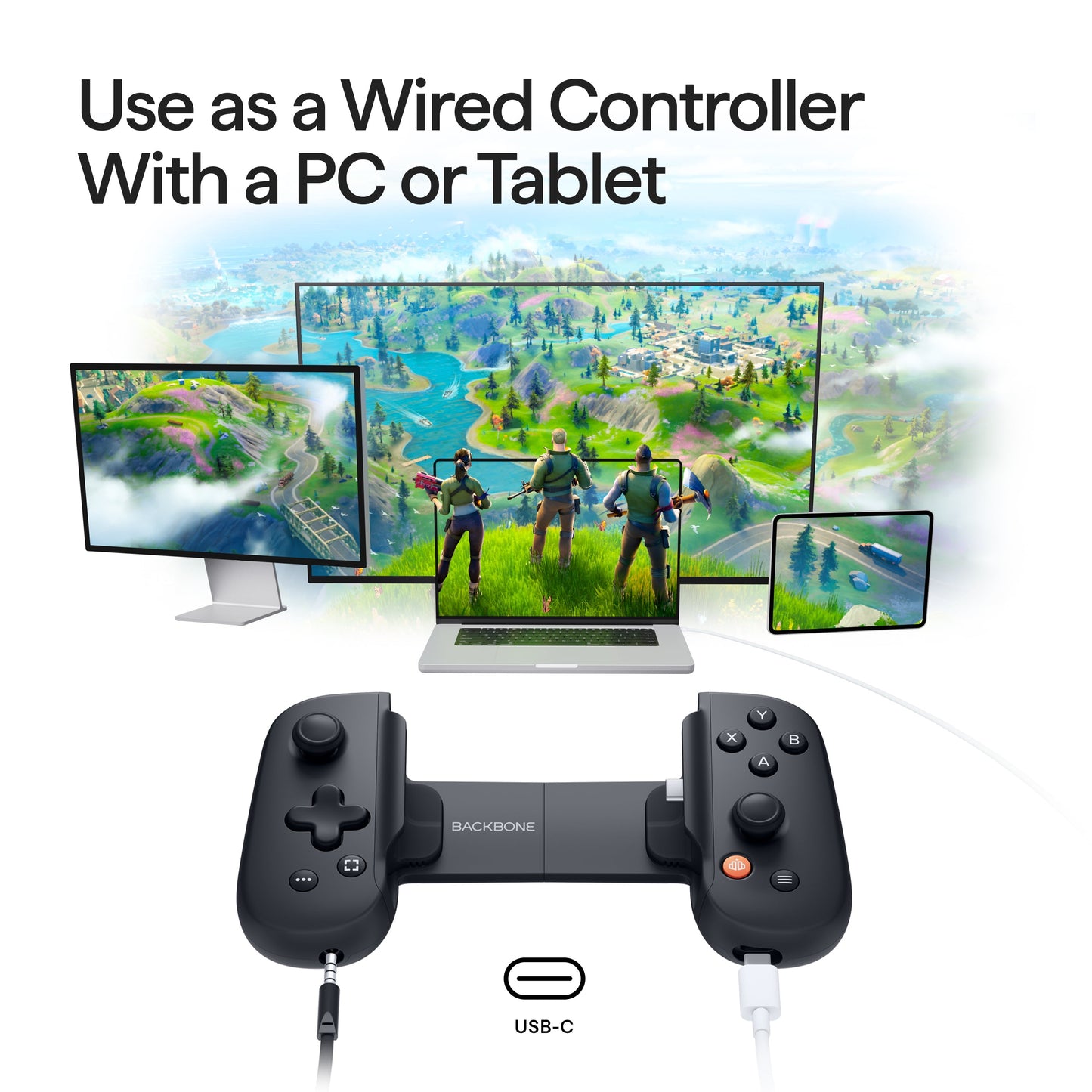 BackBone One (USB-C) - Mobile Gaming Controller for Android & iPhone 15/16 Series