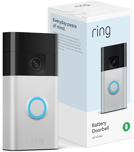 Ring Battery Doorbell, Head-To-Toe Video, Live View with Two-Way Talk and Motion Detection with Alerts