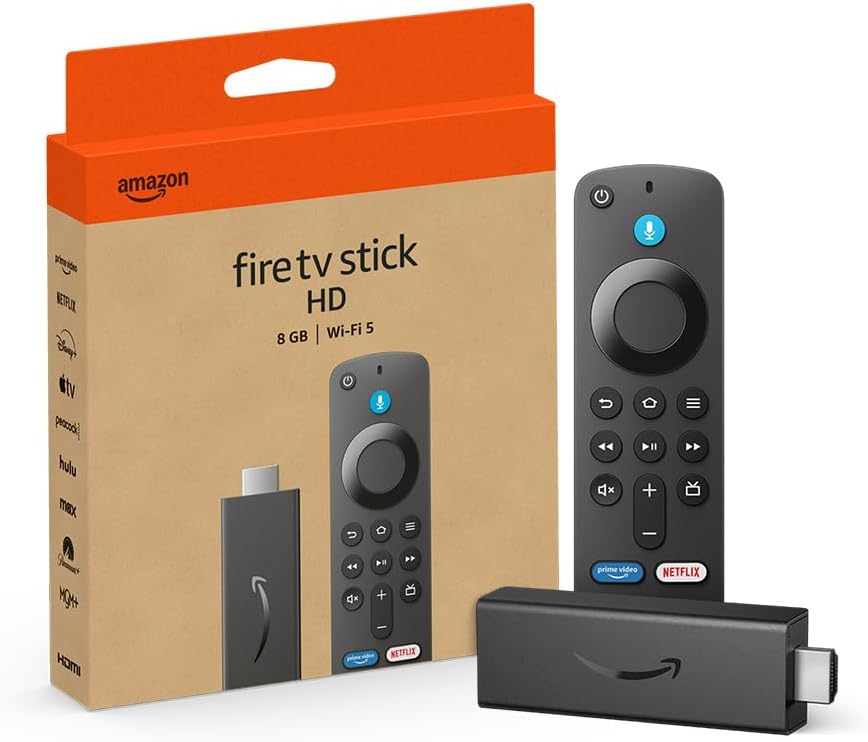 Fire TV Stick HD (Newest Model), Free and Live TV, HD Streaming
