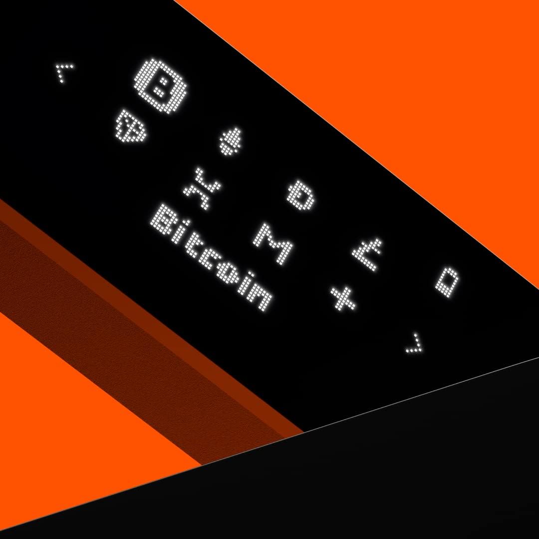 Nano X (Onyx Black) Crypto Hardware Wallet - Bluetooth - the Best Way to Securely Buy, Manage and Grow All Your Digital Assets