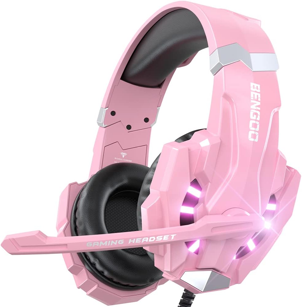 BENGOO G9000 Stereo Gaming Headset for PS4, PS5, PC, Xbox - Noise Cancelling - 7.1 Surround Sound