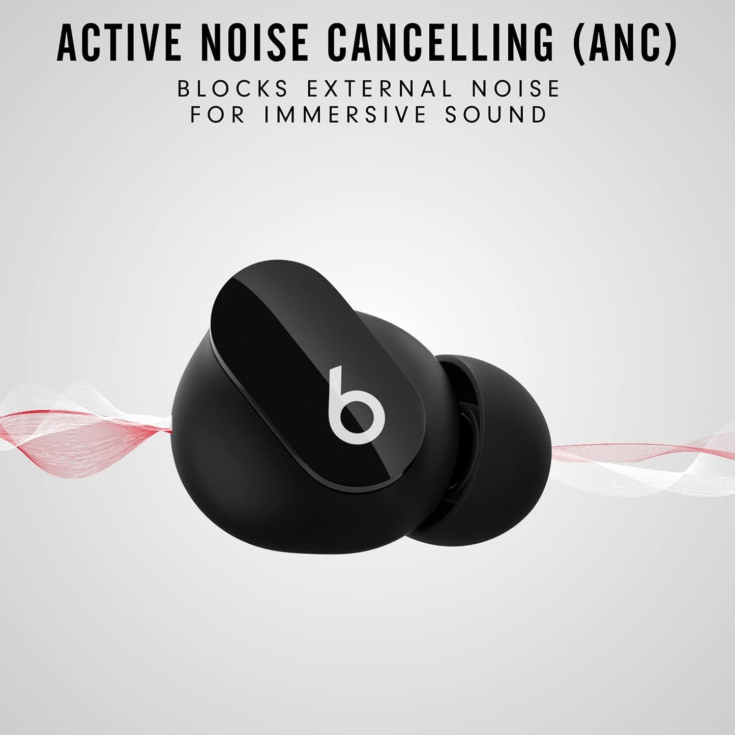 Beats Studio Buds - True Wireless Noise Cancelling Earbuds - Compatible with Apple & Android - Built-In Microphone - IPX4 Rating - Sweat Resistant