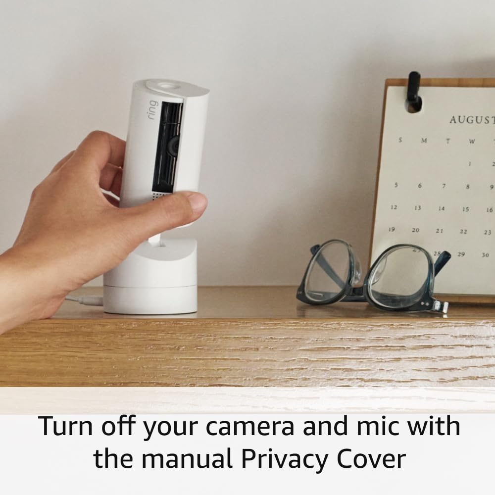Ring Pan-Tilt Indoor Cam | See All around with 360° Pan Coverage - HD Video Plus Two-Way Talk (2024 Release)
