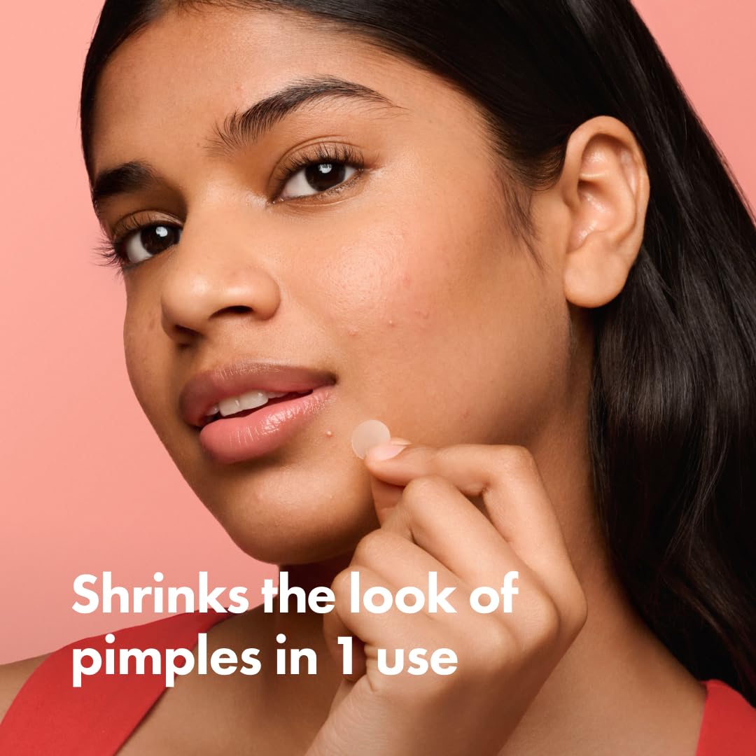 Mighty Patch Original Patch from Hero Cosmetics – the #1 Hydrocolloid Acne Pimple Patch for Shrinking Zits & Whiteheads - Nighttime Spot Stickers for Face & Skin