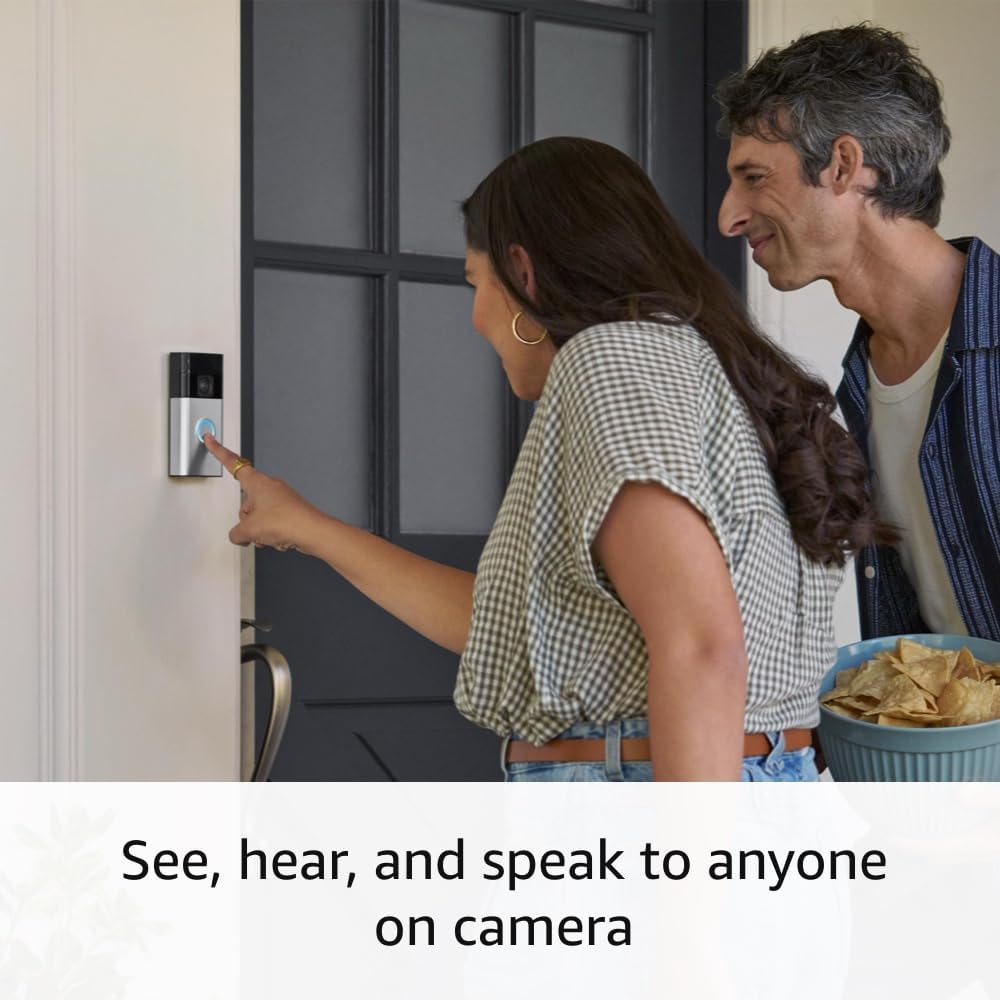 Ring Battery Doorbell, Head-To-Toe Video, Live View with Two-Way Talk and Motion Detection with Alerts