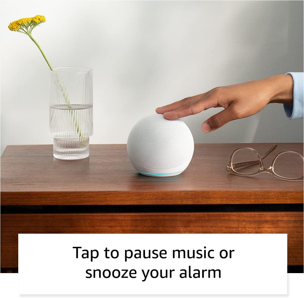 Echo Dot (Newest Model), Vibrant Sounding Alexa Speaker, Great for Bedrooms, Dining Rooms and Offices