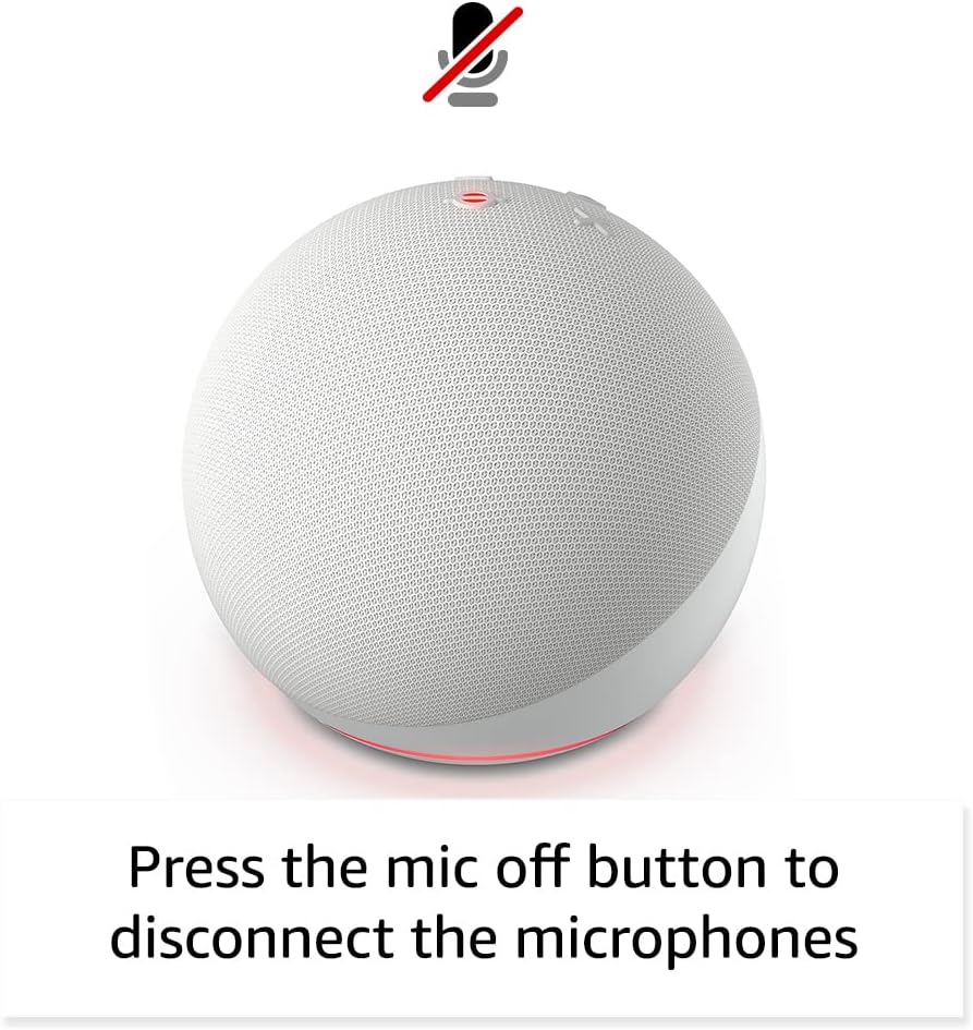 Echo Dot (Newest Model), Vibrant Sounding Alexa Speaker, Great for Bedrooms, Dining Rooms and Offices