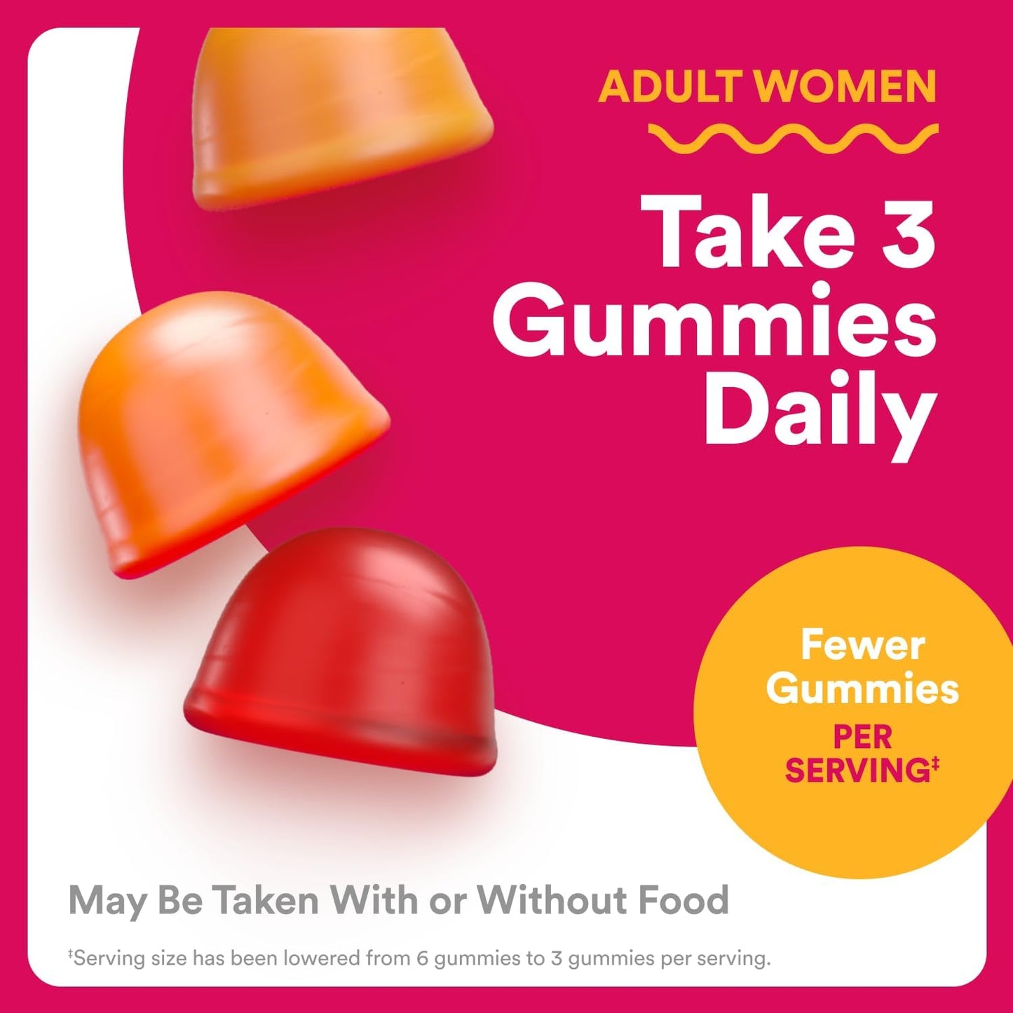 Smarty Pants Women's Plus Multivitamin Gummies - Omega 3 (DHA/EPA), Methylfolate, Coq10, Vitamin D3, C, Vitamin B12, B6, A, K & Zinc - Gluten Free - Adults