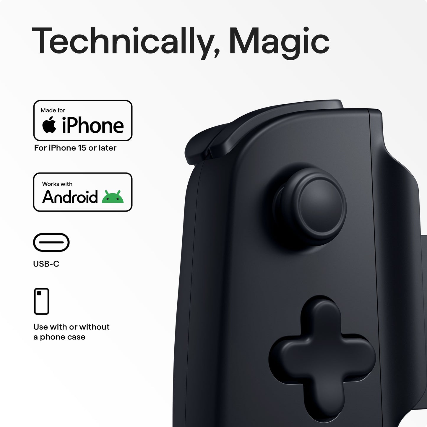 BackBone One (USB-C) - Mobile Gaming Controller for Android & iPhone 15/16 Series