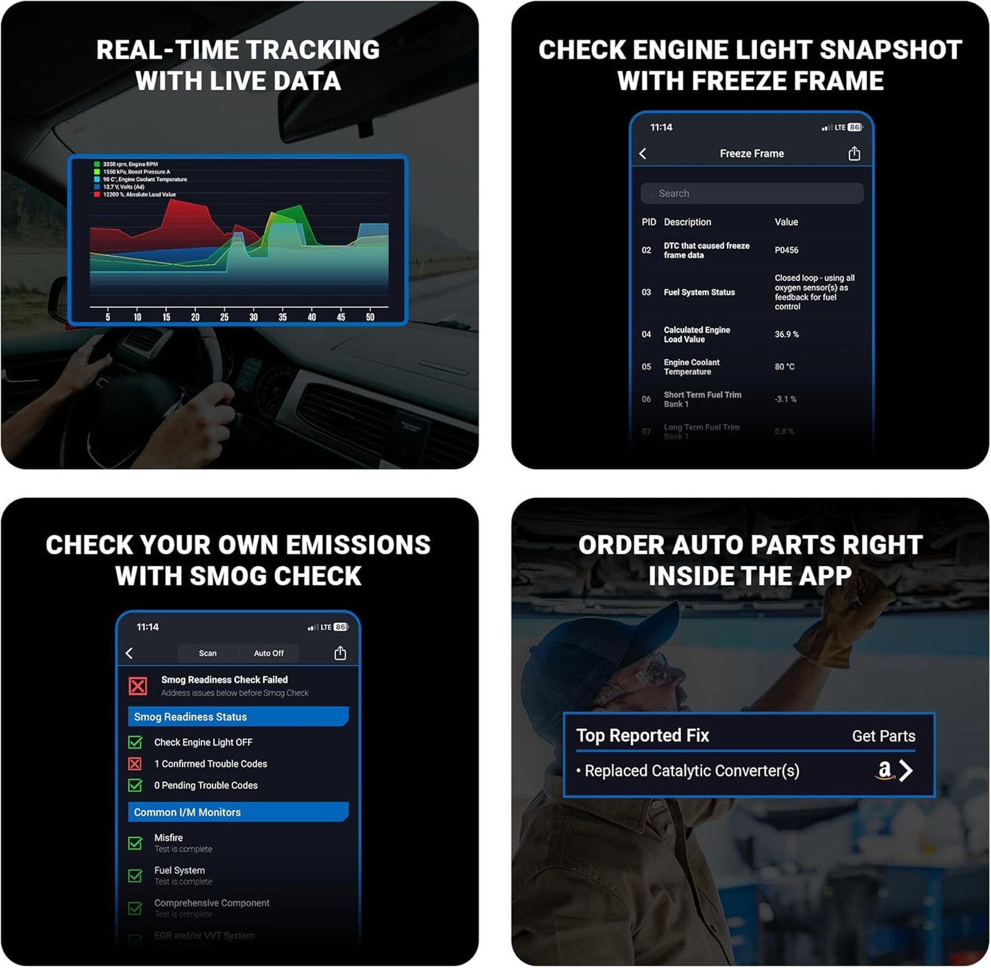 BlueDriver Pro OBDII Scan Tool – Advanced Bluetooth Car Diagnostic Scanner