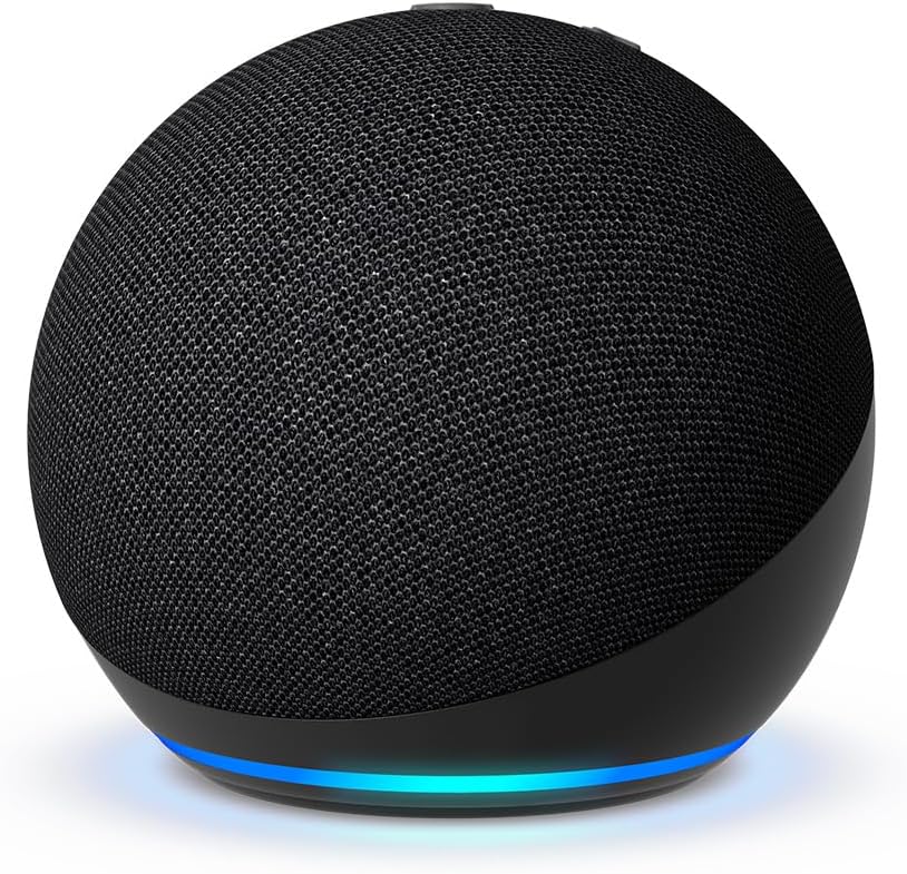 Echo Dot (Newest Model), Vibrant Sounding Alexa Speaker, Great for Bedrooms, Dining Rooms and Offices