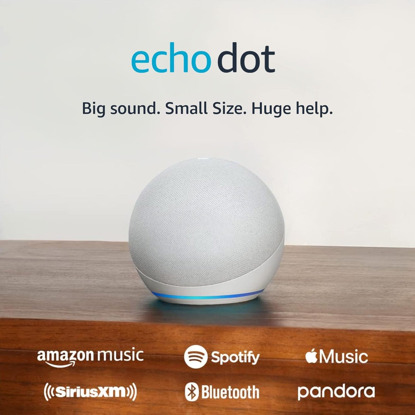 Echo Dot (Newest Model), Vibrant Sounding Alexa Speaker, Great for Bedrooms, Dining Rooms and Offices