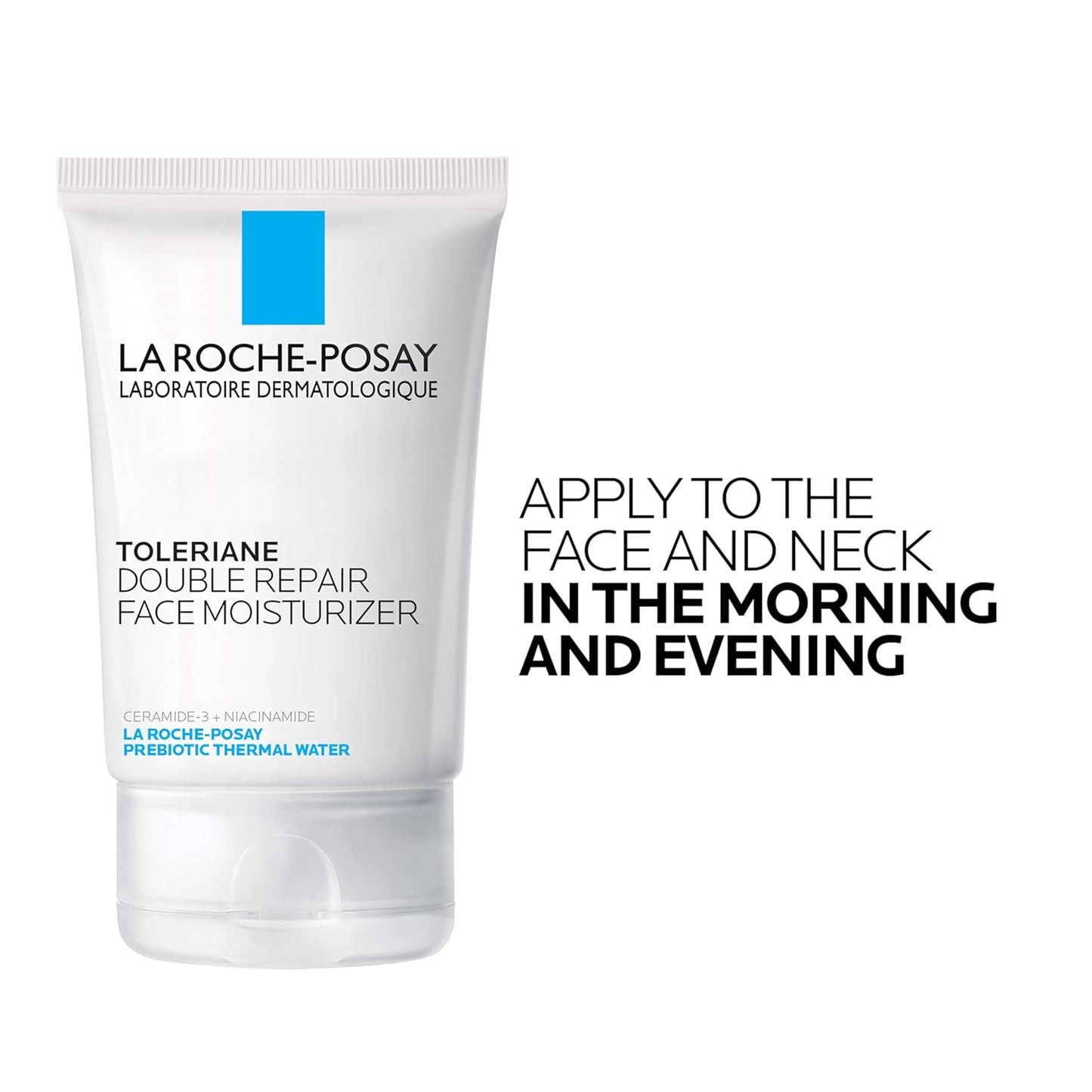 La Roche-Posay Toleriane Double Repair Face Moisturizer Cream w/Ceramide & Niacinamide for All Skin Types, Oil Free, Fragrance Free