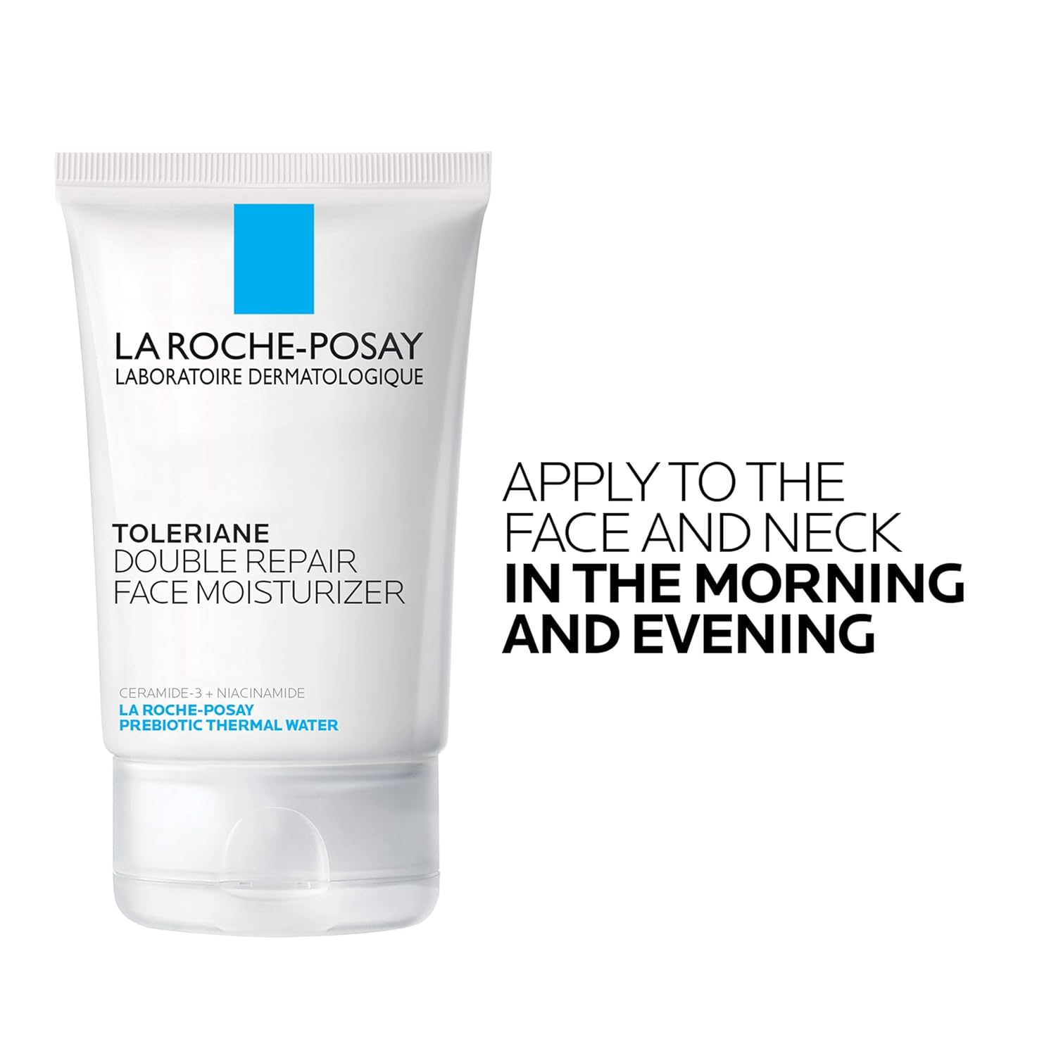 La Roche-Posay Toleriane Double Repair Face Moisturizer Cream w/Ceramide & Niacinamide for All Skin Types, Oil Free, Fragrance Free