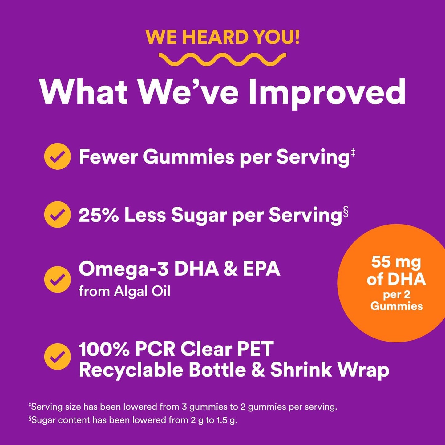 Smarty Pants Toddlers Plus Multivitamin Gummies - Omega 3 (DHA/EPA) - Vitamins D3, C, Vitamin B12, B6, A, K & Zinc - Biotin - Gluten Free - Ages 2-3