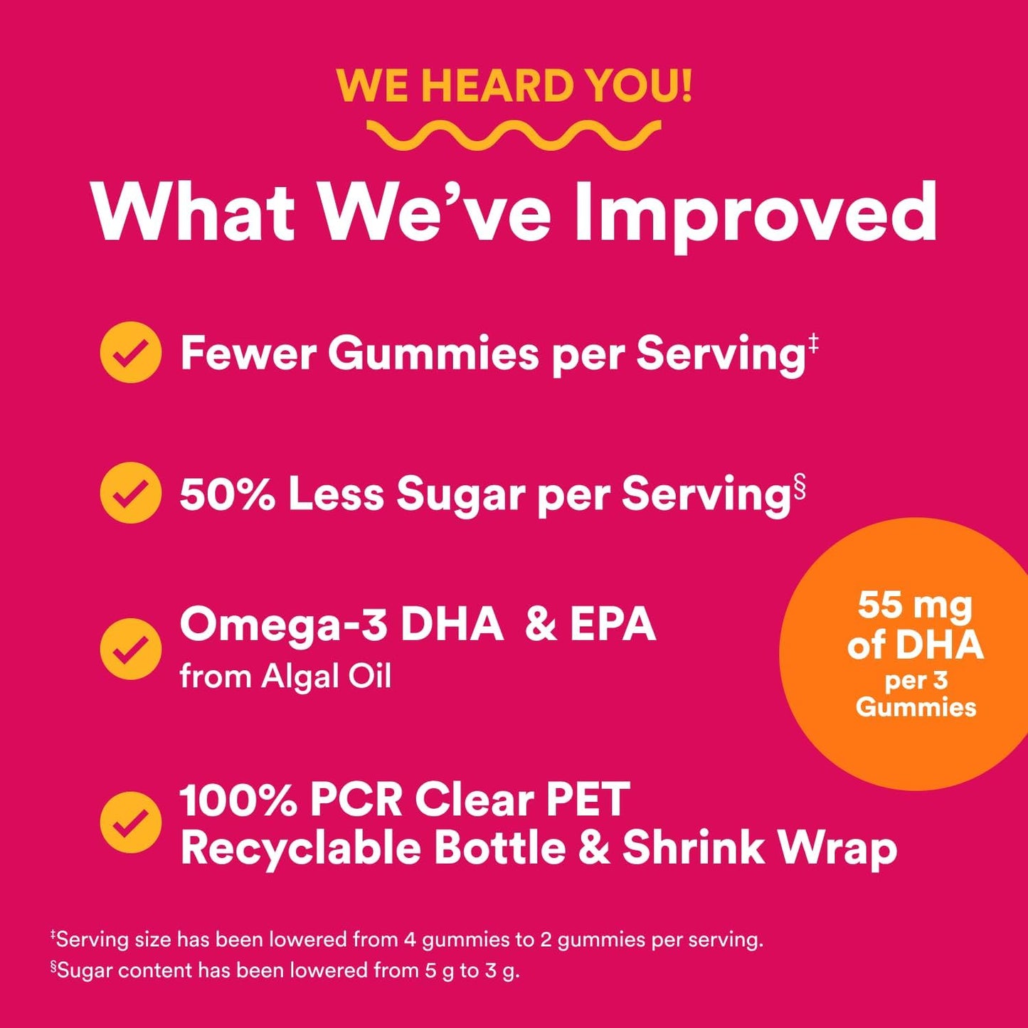 Smarty Pants Women's Plus Multivitamin Gummies - Omega 3 (DHA/EPA), Methylfolate, Coq10, Vitamin D3, C, Vitamin B12, B6, A, K & Zinc - Gluten Free - Adults