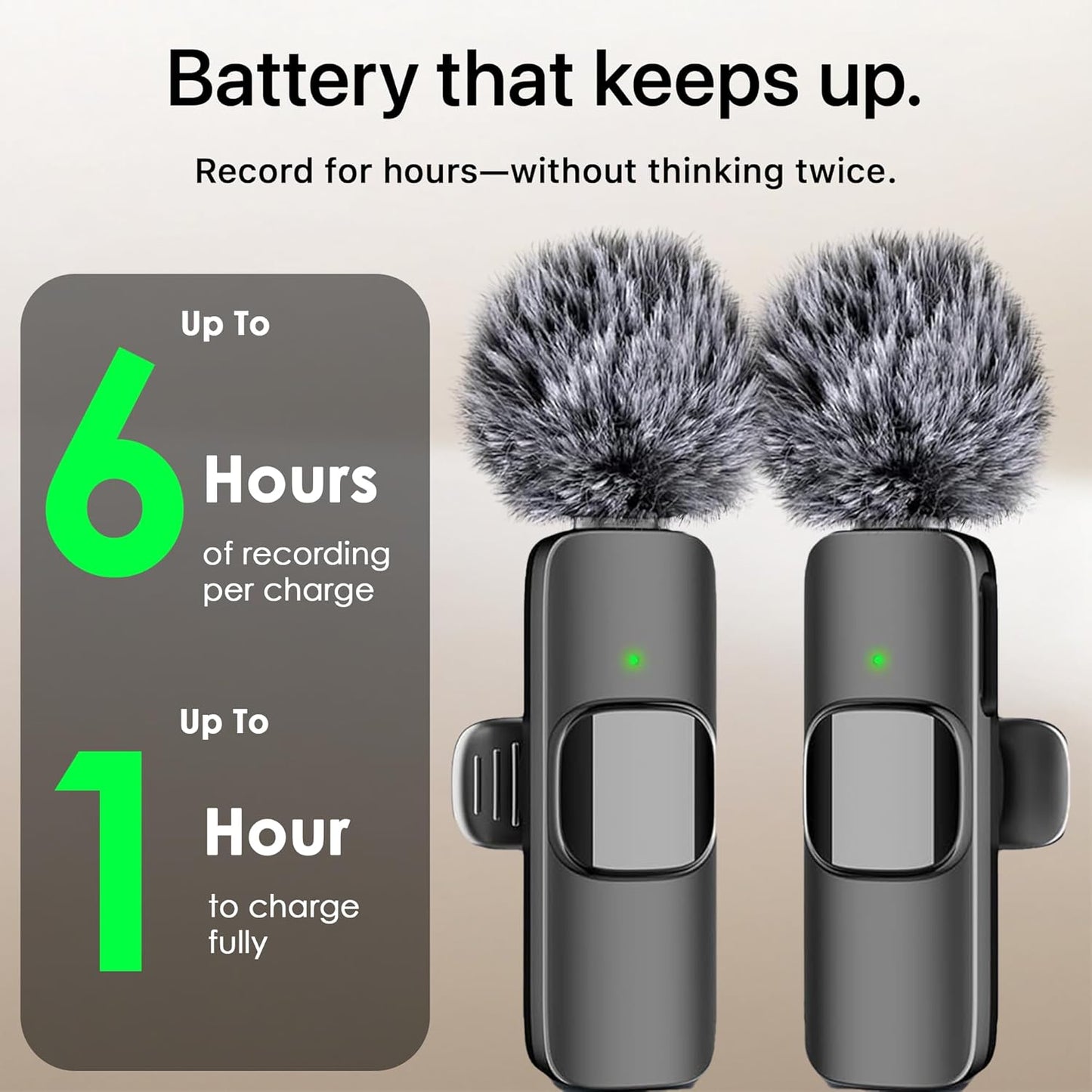 MINI MIC PRO (Latest Model) - Wireless Lavalier Mic for iPhones & Androids - Video Recording for Content Creators