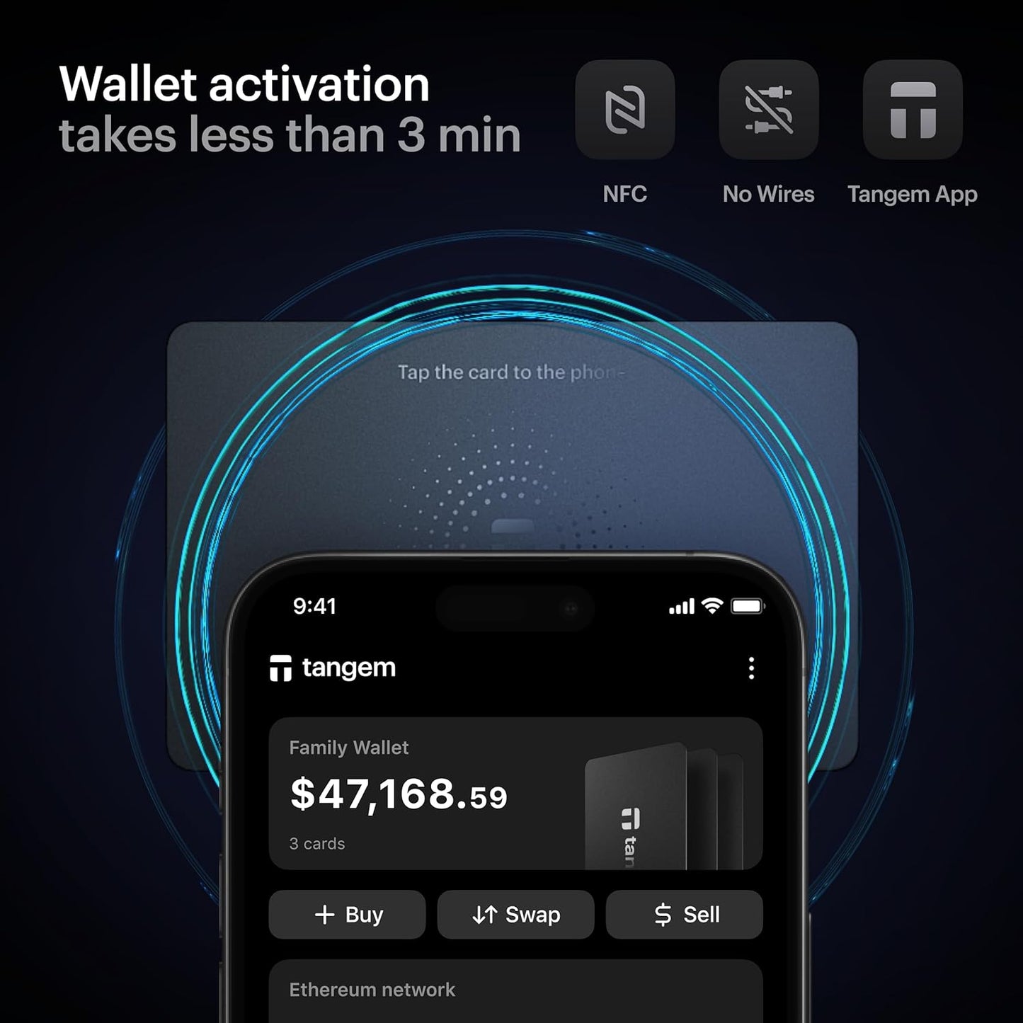 Wallet Pack of 2 - Secure Crypto Wallet - Trusted Cold Storage for Bitcoin, Ethereum, Nft'S & More Coins - 100% Offline Hardware Wallet