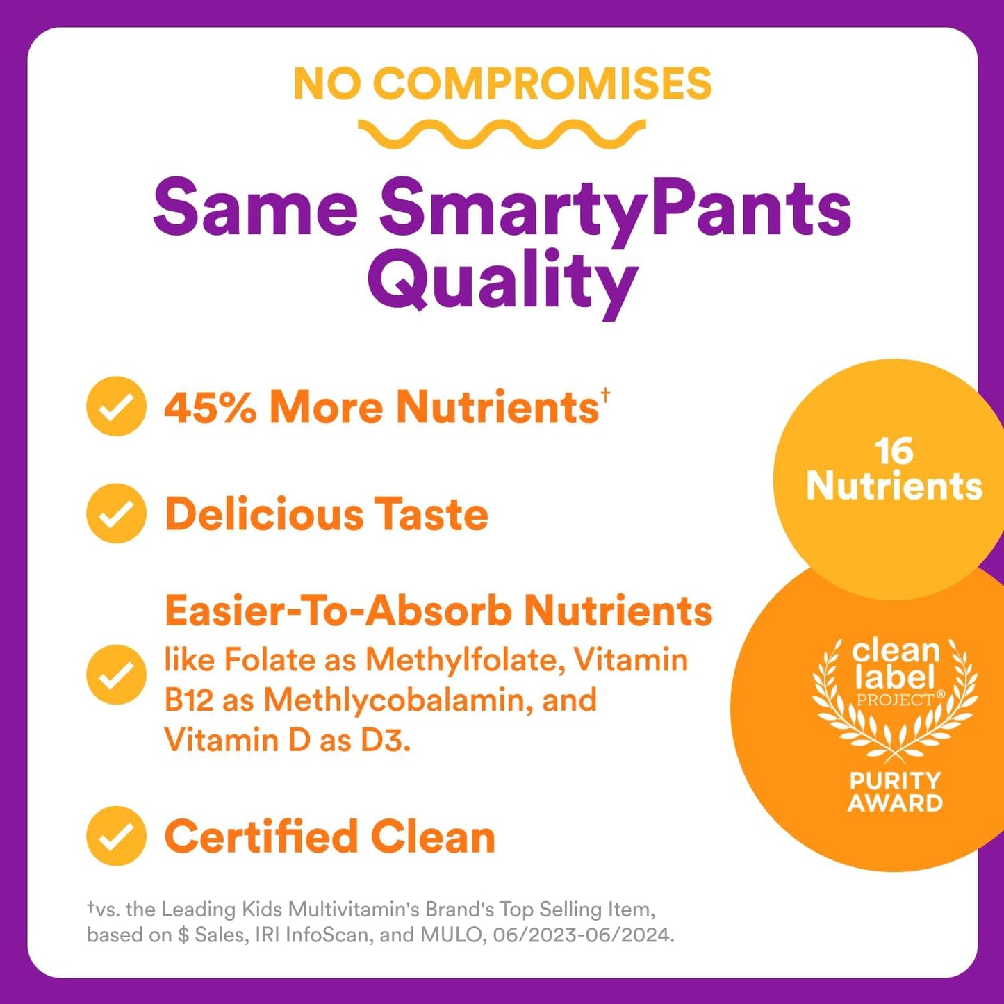 Smarty Pants Toddlers Plus Multivitamin Gummies - Omega 3 (DHA/EPA) - Vitamins D3, C, Vitamin B12, B6, A, K & Zinc - Biotin - Gluten Free - Ages 2-3