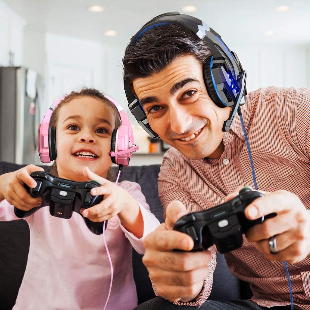 BENGOO G9000 Stereo Gaming Headset for PS4, PS5, PC, Xbox - Noise Cancelling - 7.1 Surround Sound