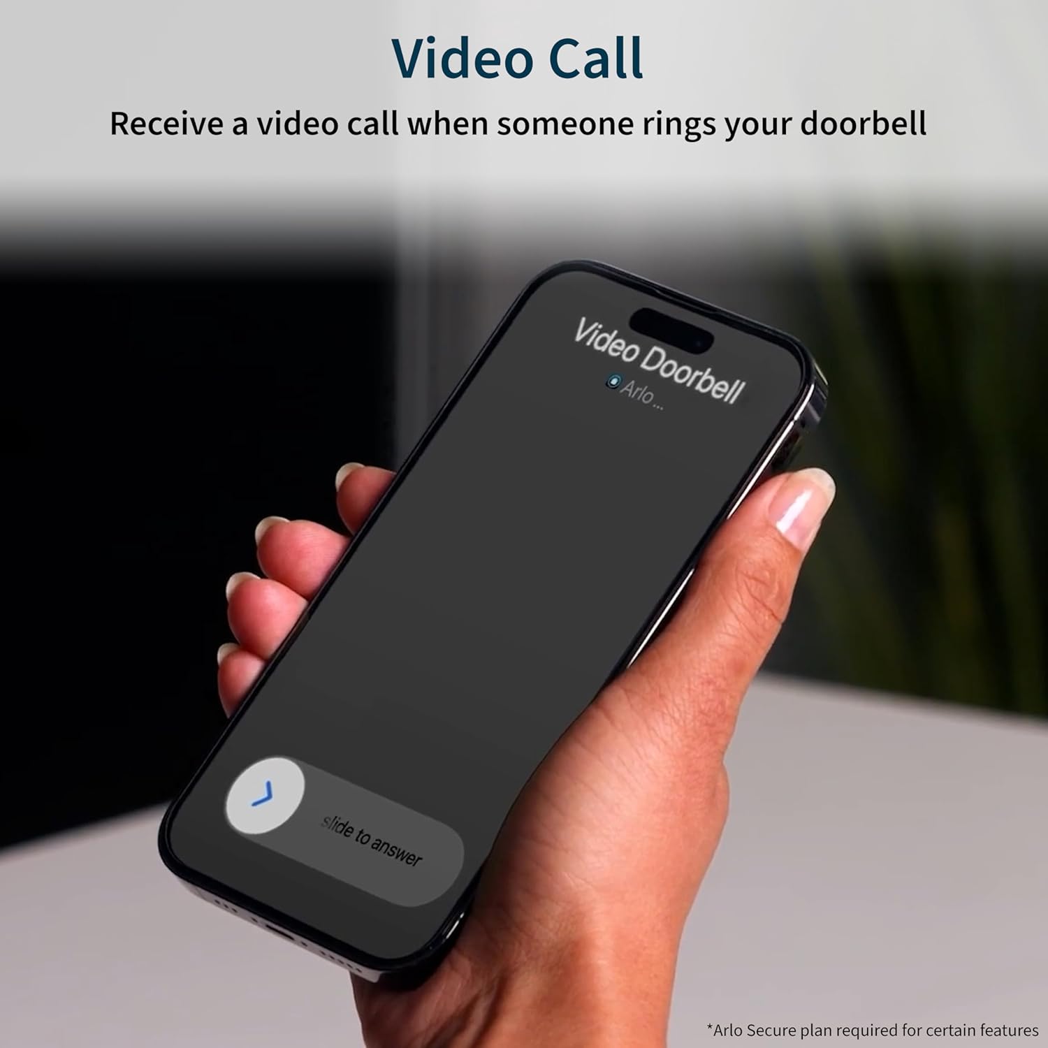 Video Doorbell 2K | 2Nd Gen | Wireless/Wired Option, 2-Way Audio, Night Vision, Head to Toe Video View, Integrated Siren | Live Stream | Real Time Notifications |180 Deg Wide View, White