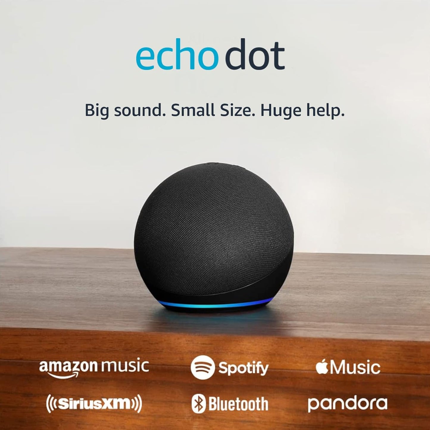 Echo Dot (Newest Model), Vibrant Sounding Alexa Speaker, Great for Bedrooms, Dining Rooms and Offices