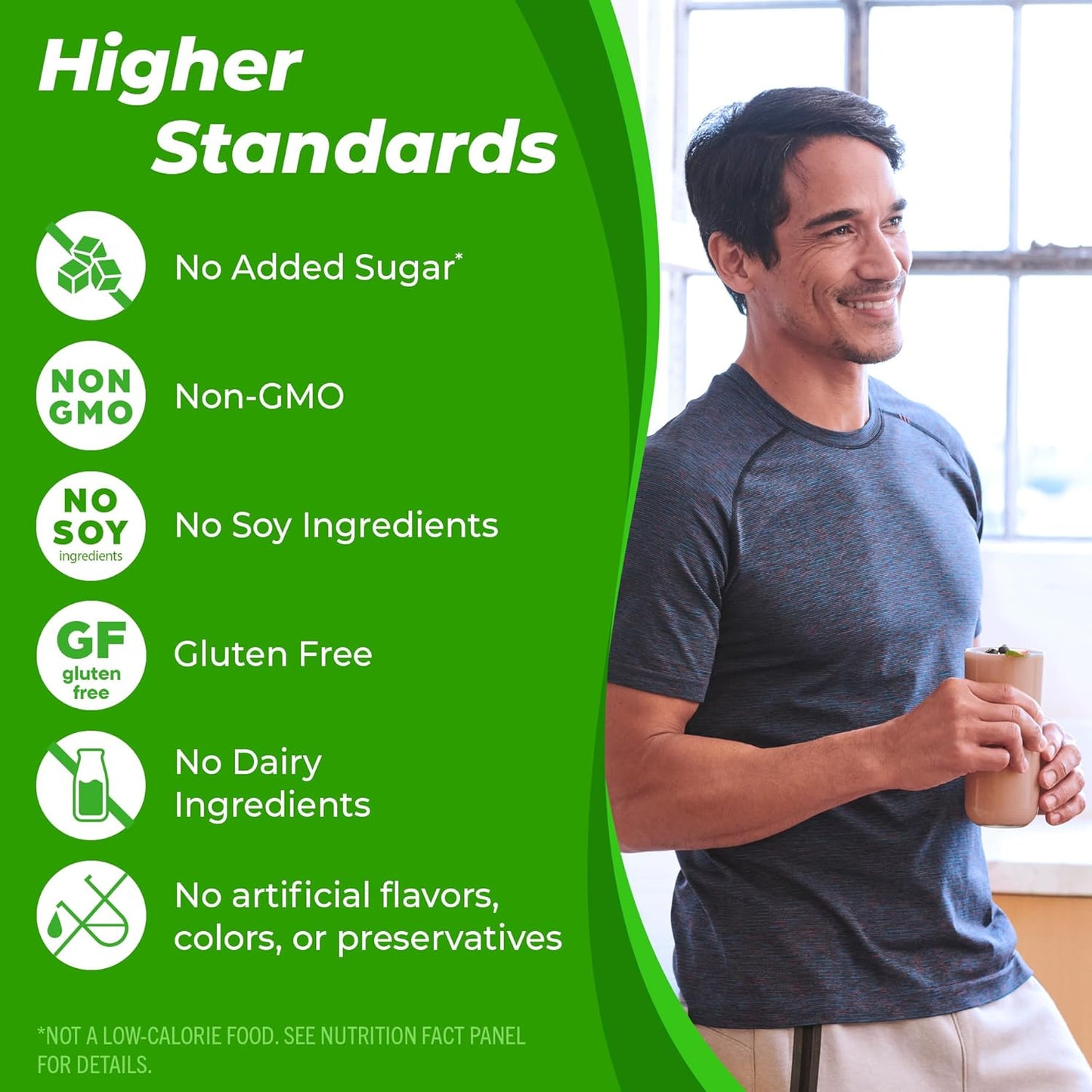 Orgain Organic Vegan Protein Powder, Vanilla Bean - 21G Plant Protein, 6G Prebiotic Fiber, No Lactose Ingredients, No Added Sugar, Non-GMO