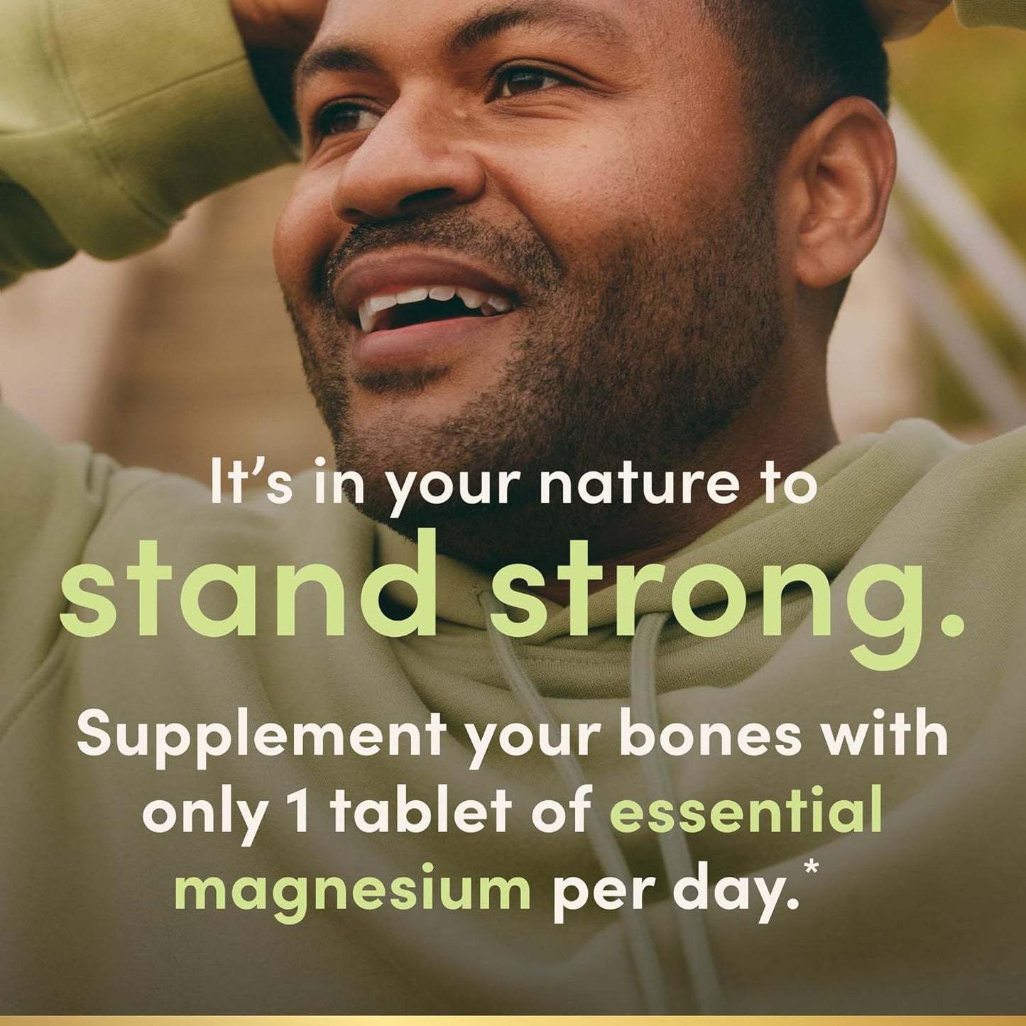 Nature's Bounty Magnesium, Bone & Muscle Health, Whole Body Support, 500 Mg