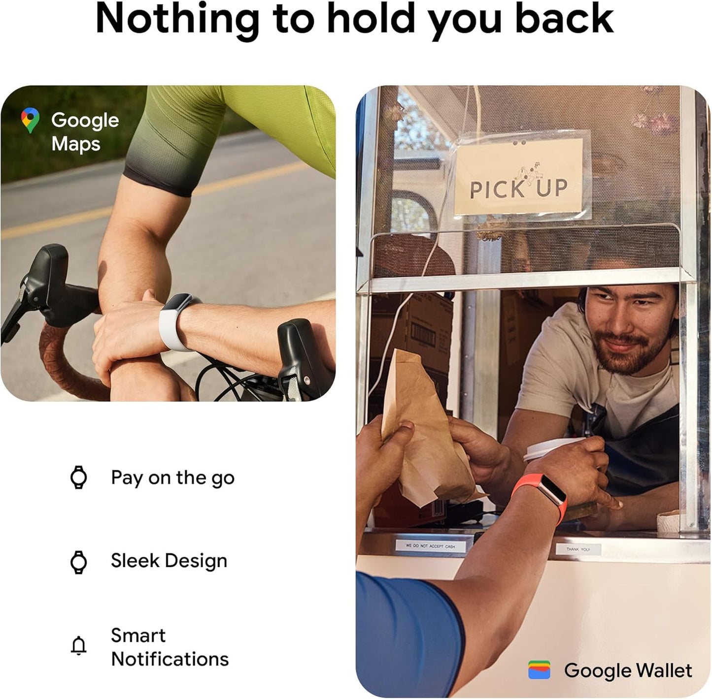 Charge 6 Fitness Tracker with Google Apps, Heart Rate on Exercise Equipment, 6-Months Premium Membership Included, GPS, Health Tools and More, Porcelain/Silver, One Size (S & L Bands Included)
