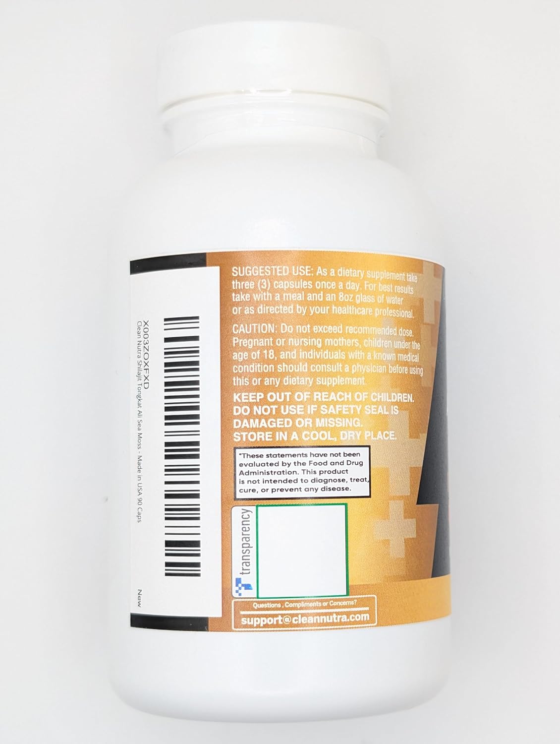 Shilajit Supplement with Sea Moss, Ashwagandha, Tongkat Ali, Boron, Magnesium - Fulvic Acid Capsules
