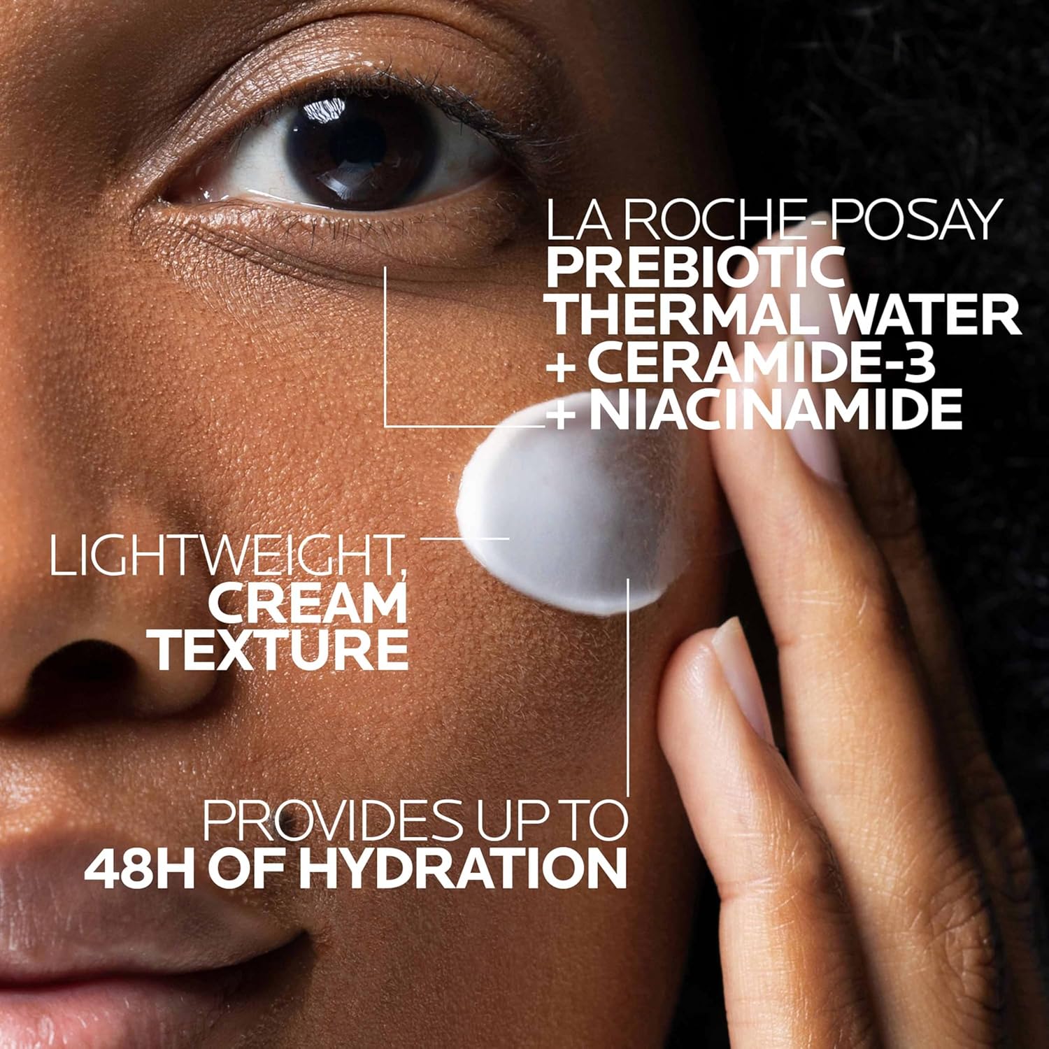 La Roche-Posay Toleriane Double Repair Face Moisturizer Cream w/Ceramide & Niacinamide for All Skin Types, Oil Free, Fragrance Free