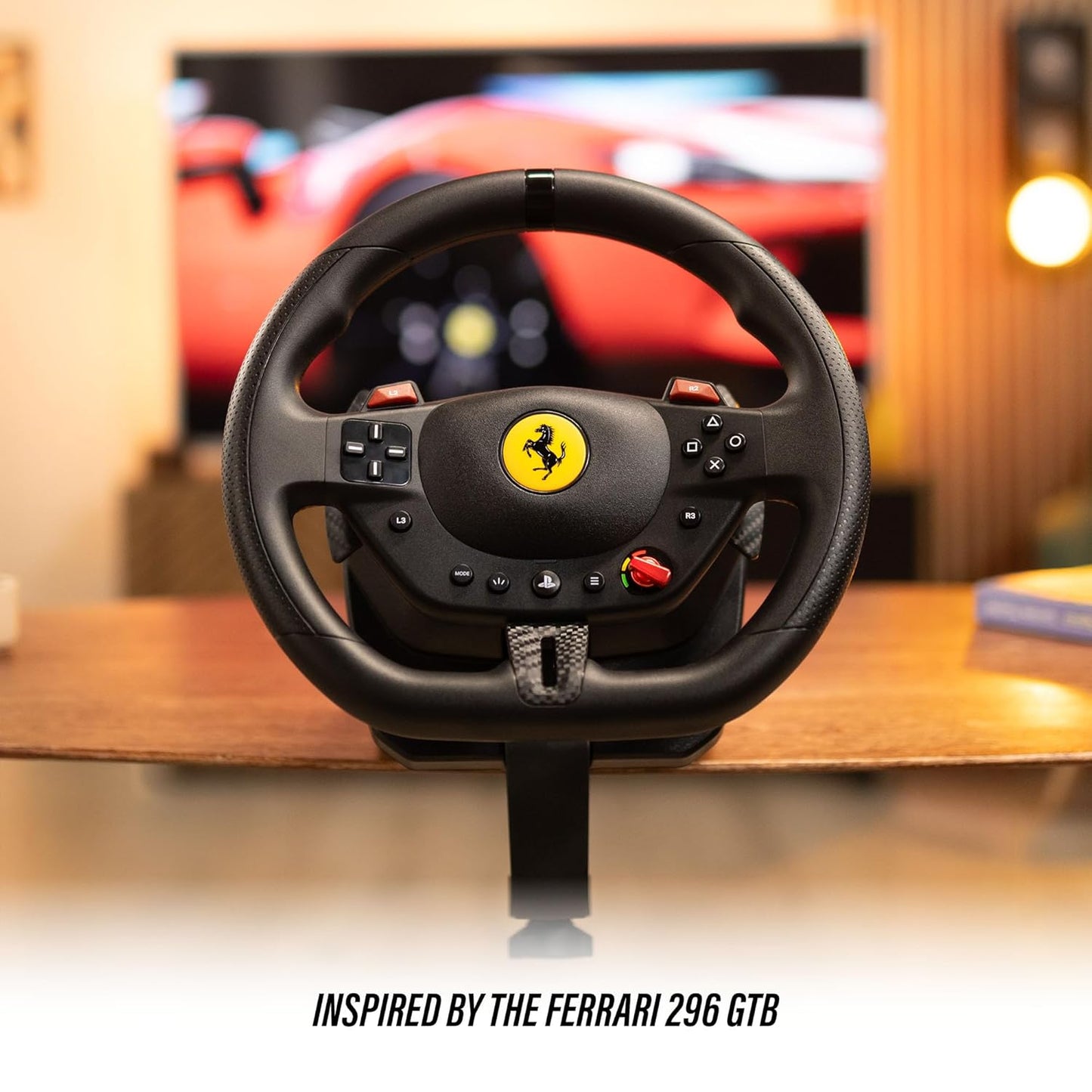 Thrustmaster T98 Ferrari 296 GTB Racing Wheel | PS5, PS4 & PC