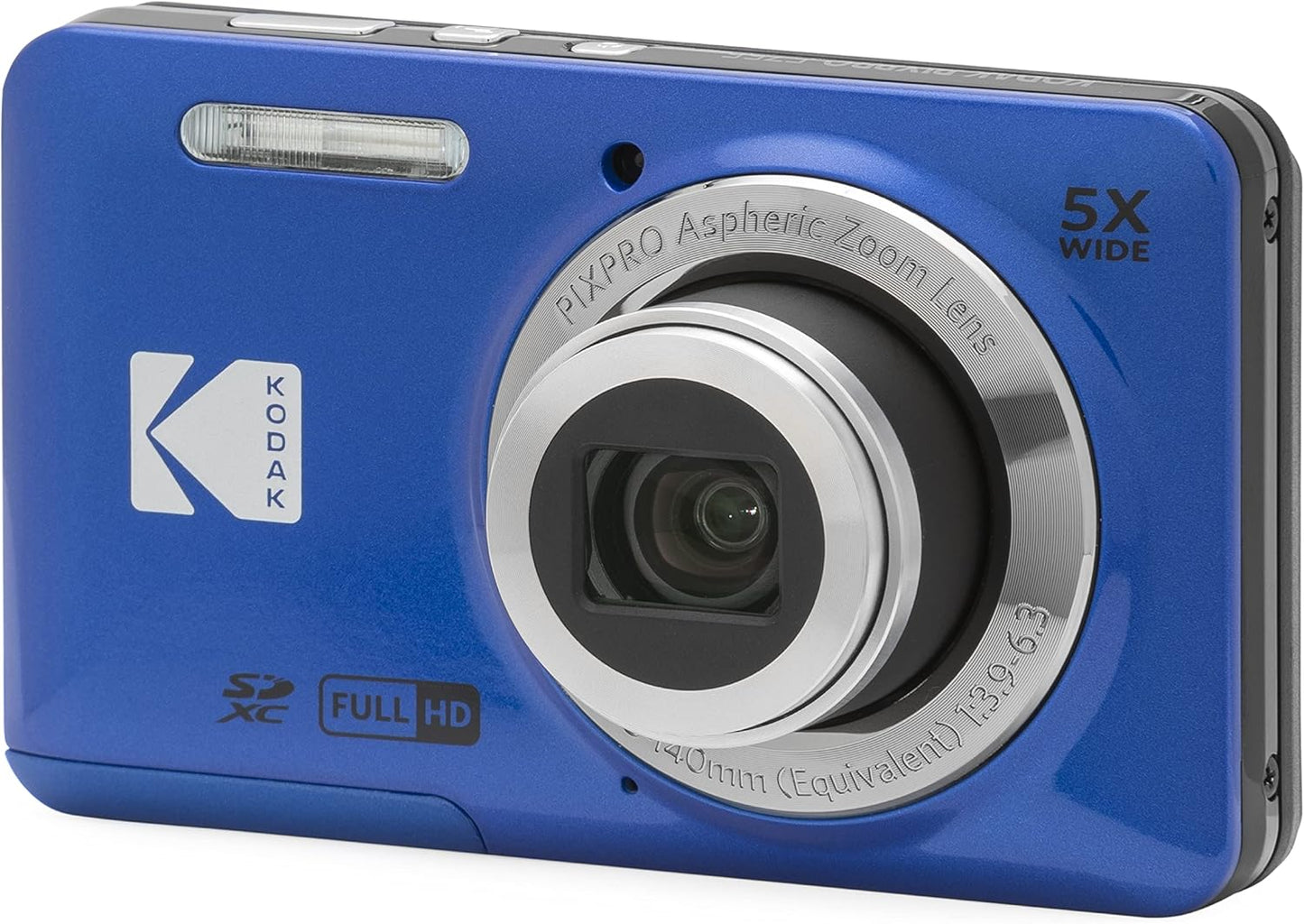 KODAK PIXPRO FZ55-BK 16MP Digital Camera - 5X Optical Zoom - 2.7" LCD Screen