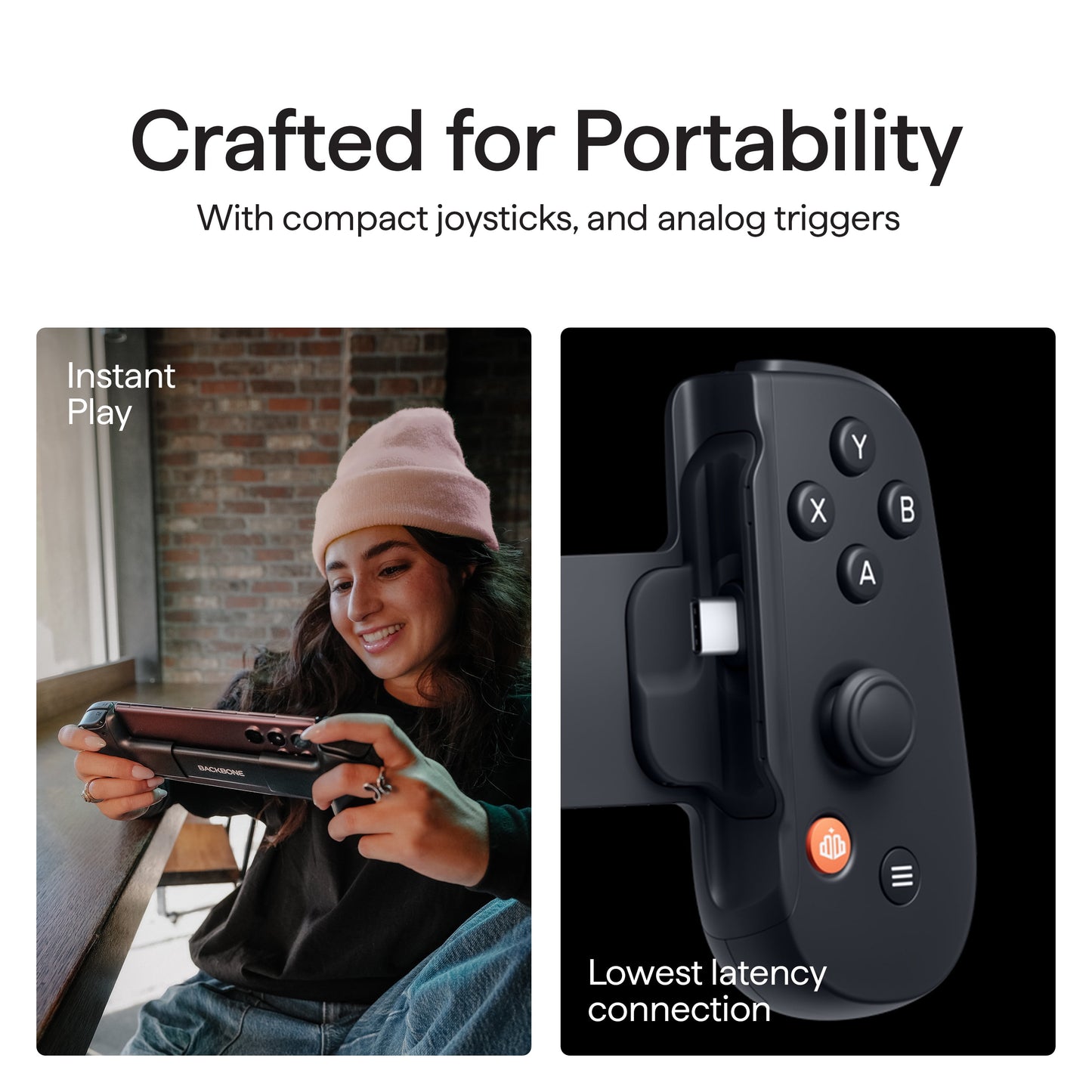 BackBone One (USB-C) - Mobile Gaming Controller for Android & iPhone 15/16 Series