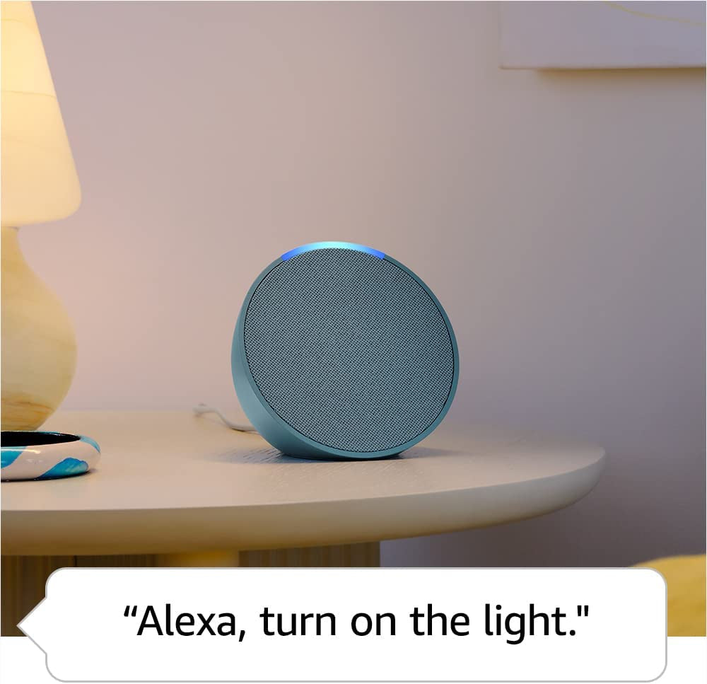 Echo Pop (Newest Model), Our Smallest Alexa Speaker, Fits in Any Room