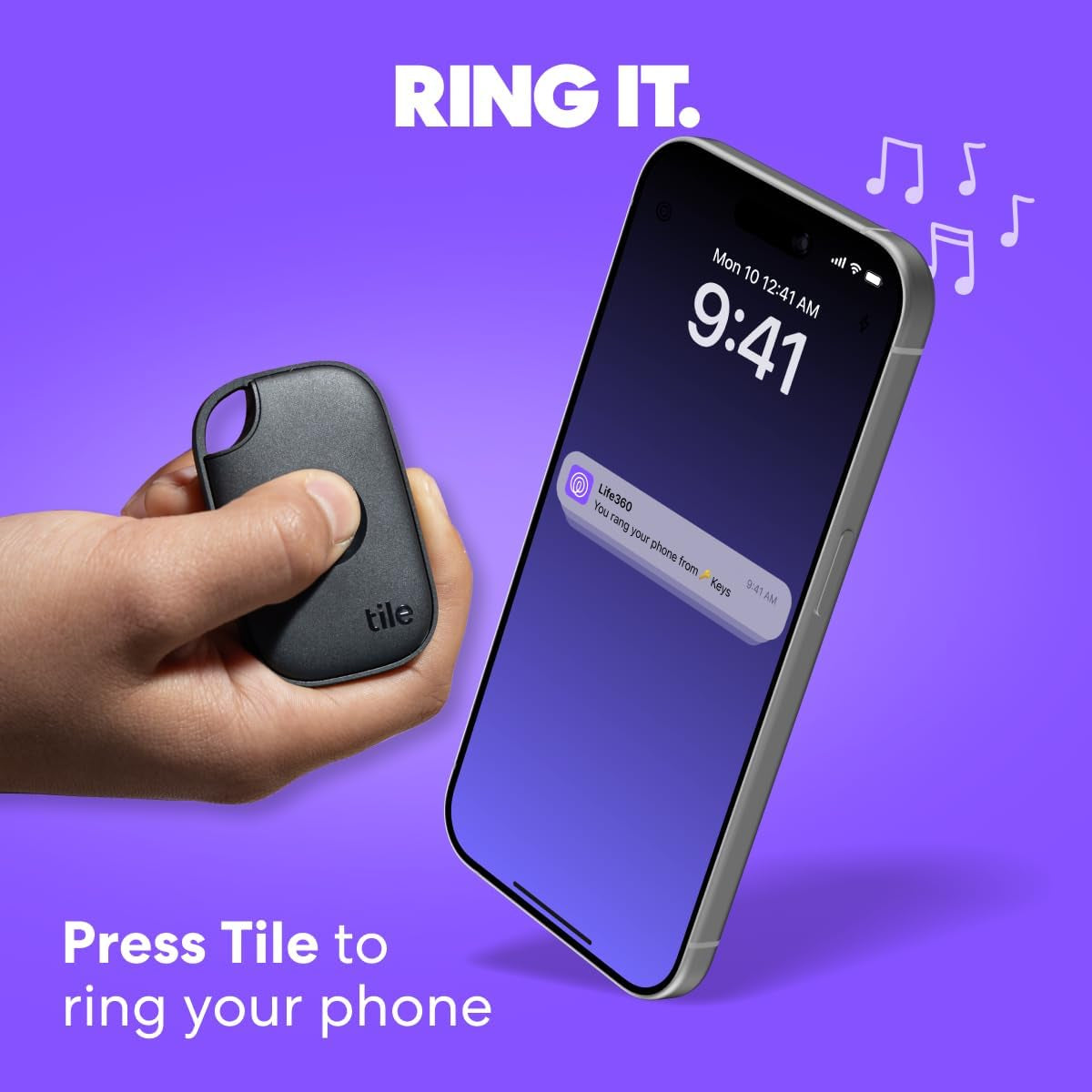 TILE by Life360 Pro Powerful Bluetooth Tracker - Key Finder & Item Locator - Both iOS & Android Compatible