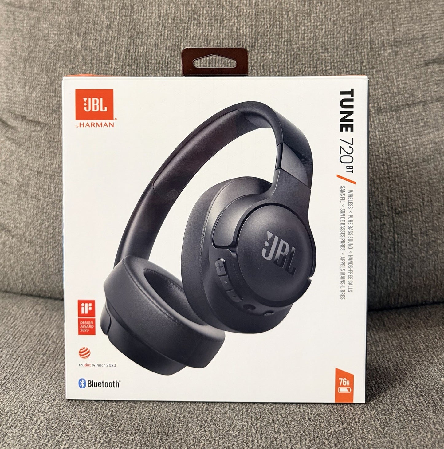 JBL Tune 720BT Wireless Headphones with Pure Bass Sound