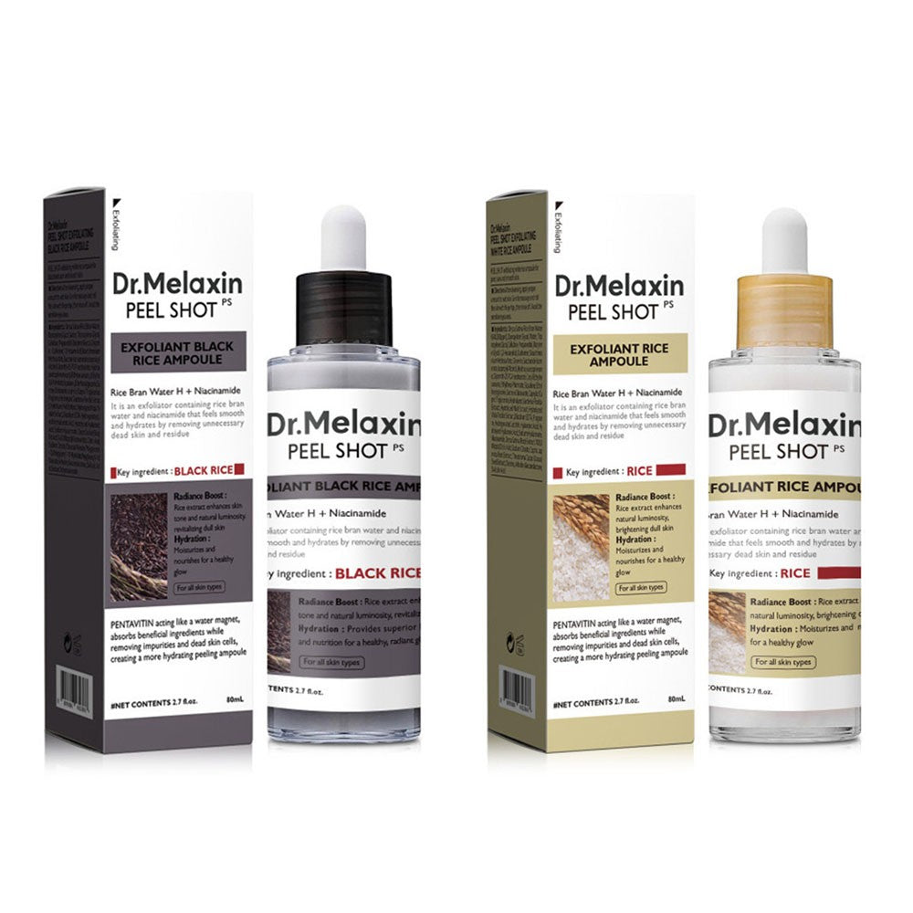 Dr Melaxin Peel Shot Glow Exfoliant Rice Ampoule