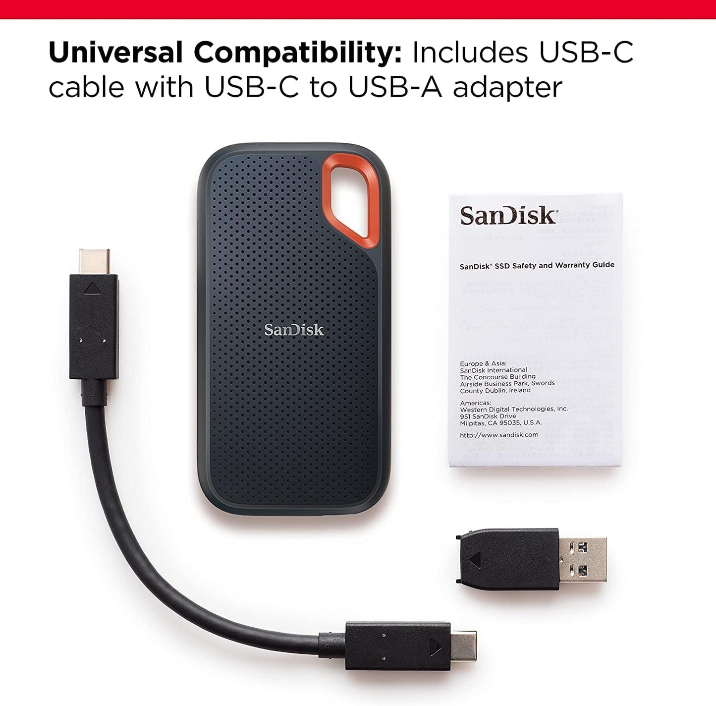 SanDisk Portable Solid State Drive High-Speed External SSD