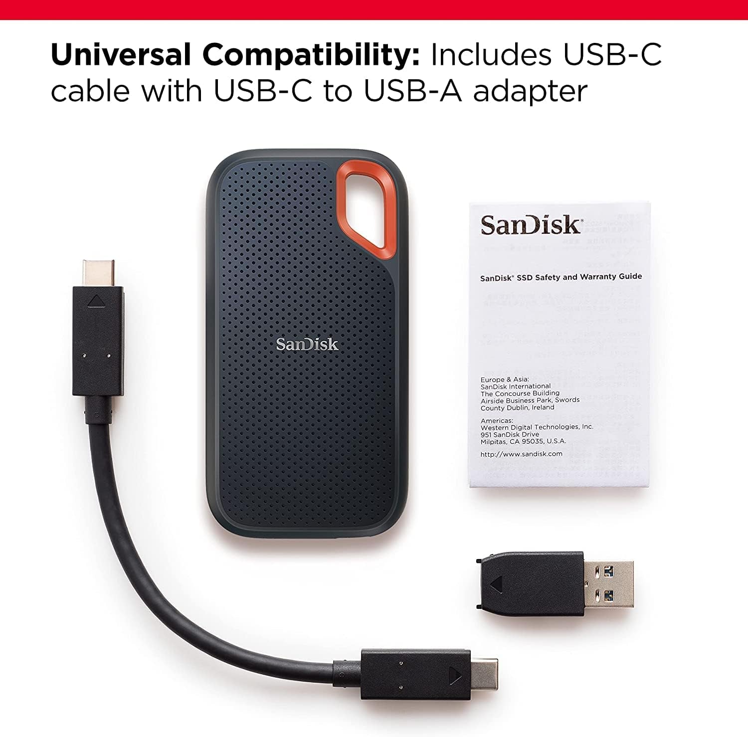 SanDisk Portable Solid State Drive High-Speed External SSD