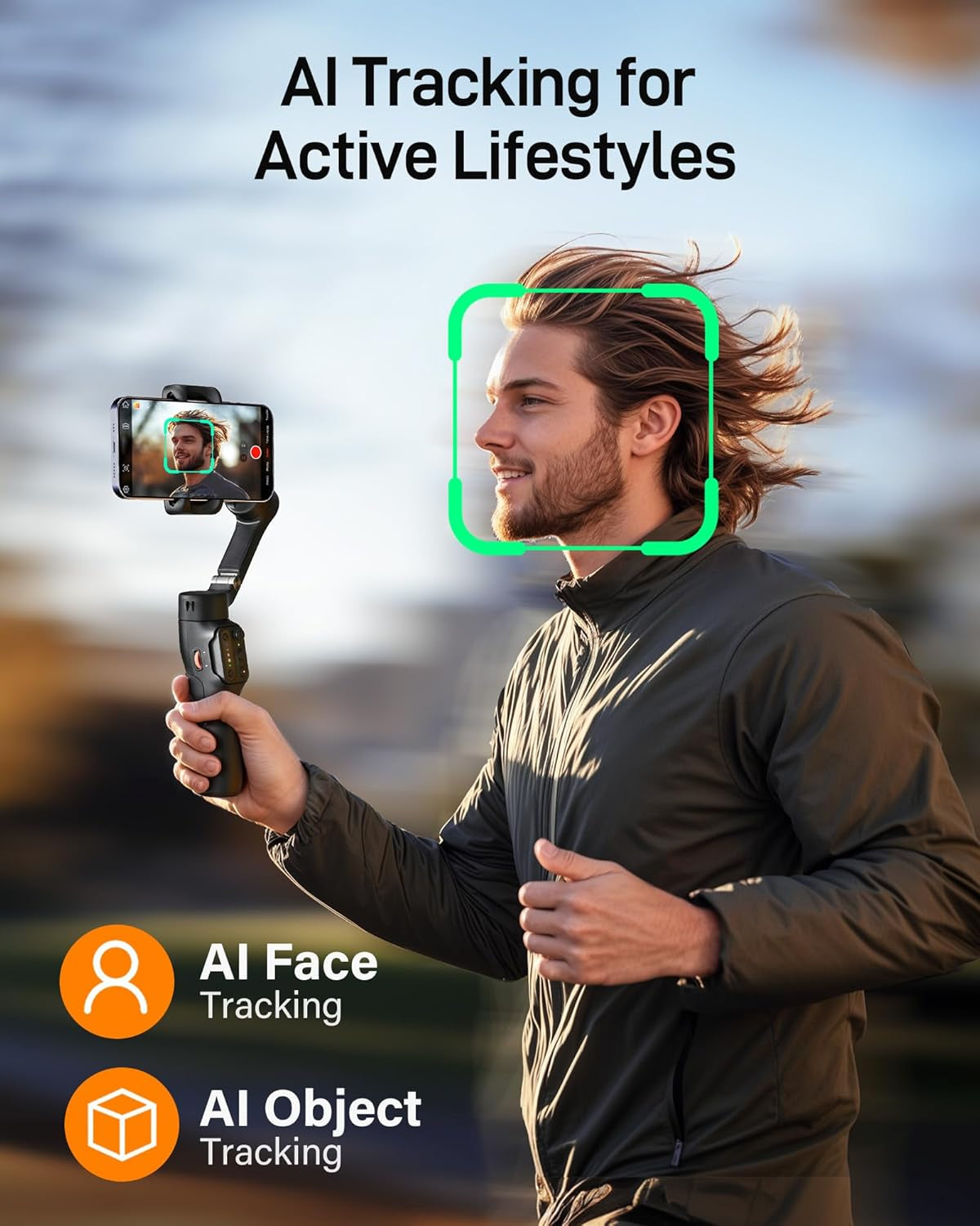 Hohem Isteady X3 SE Gimbal Phone Stabilizer with Detachable Remote Control - Foldable 3-Axis - Ideal for Travel Vlogging