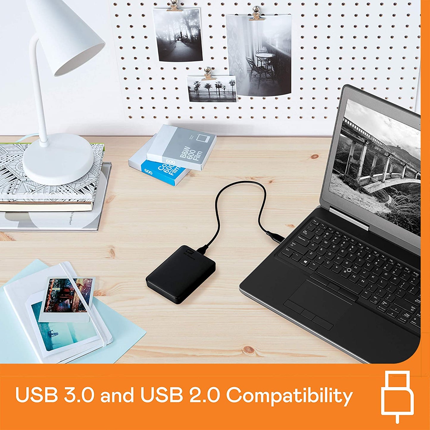 WD Portable External Hard Drive for Secure Data Storage