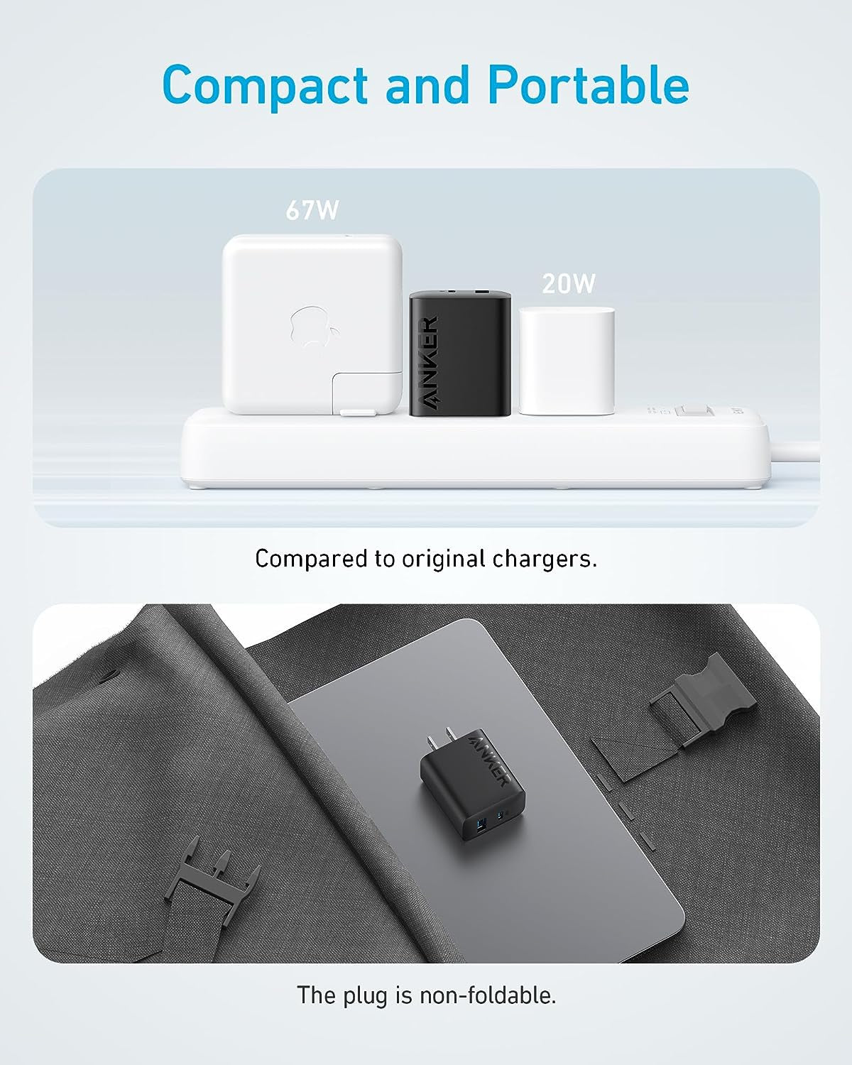 Iphone 16 Charger, USB C Charger, 2-Pack 20W Dual Port USB C Charger Block for Iphone 16 / 15 / 14 and More (2-Pack 5 Ft USB C Cable Included)