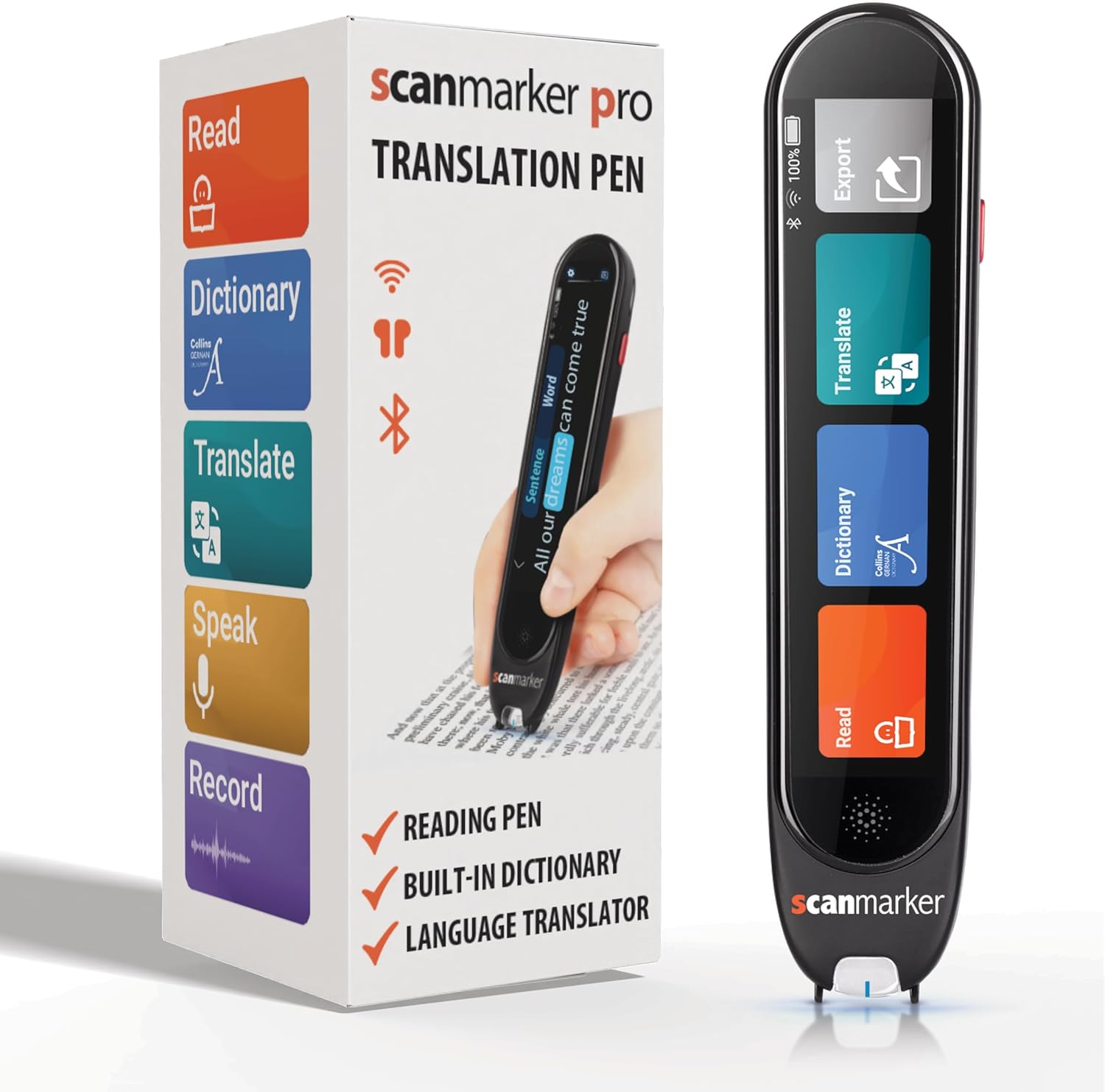 Scanmarker Pro Translation Reading Pen for Fast Learning