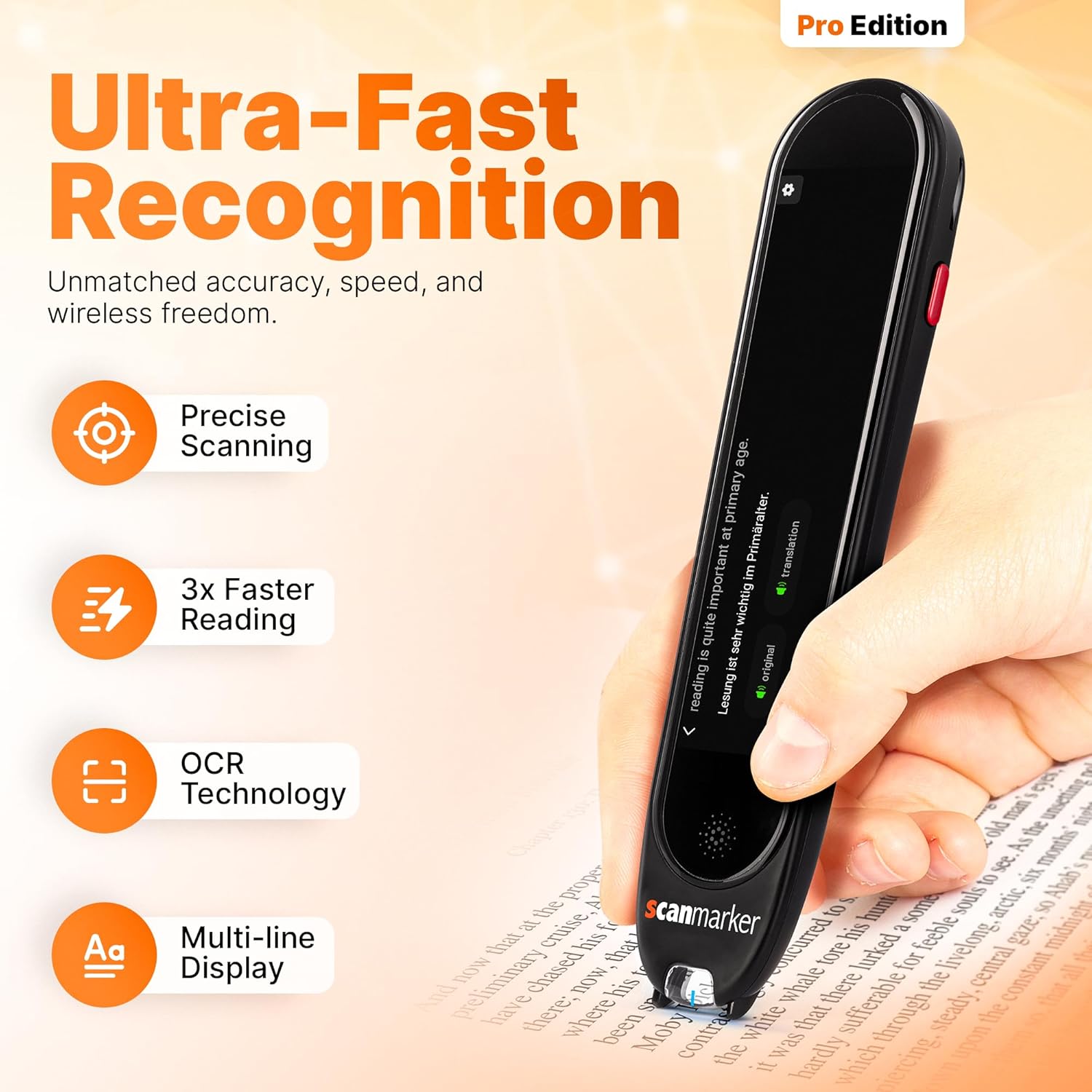 Scanmarker Pro Translation Reading Pen for Fast Learning