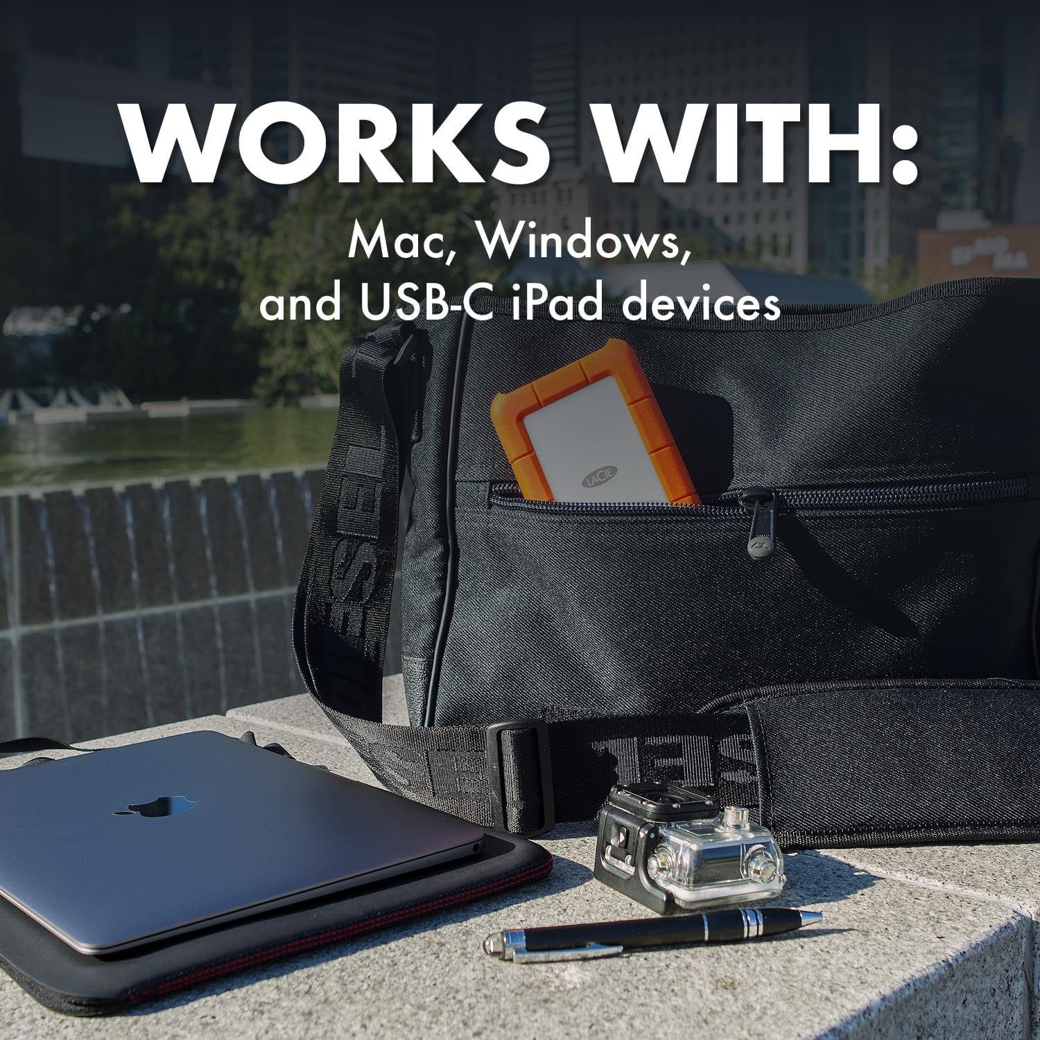 LaCie Rugged 5TB Portable External Drive for Secure High-Speed Storage